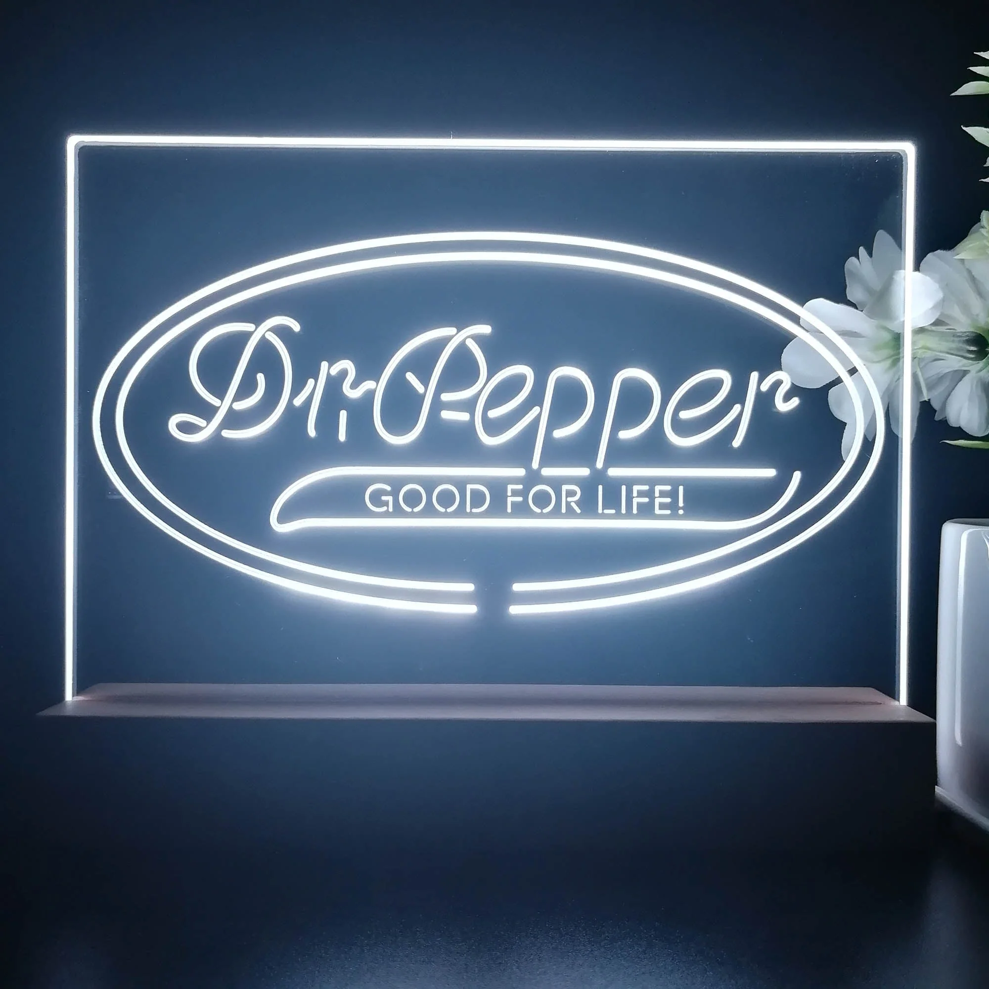 Dr Pepper Good for Life Neon Sign Pub Bar Lamp - Image 3