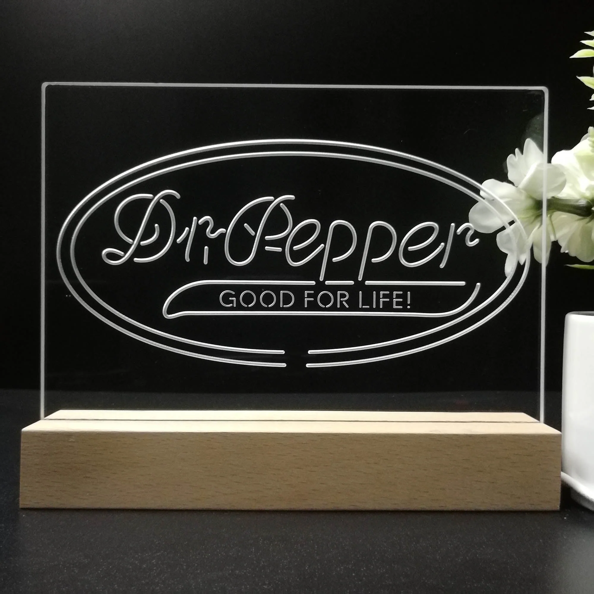 Dr Pepper Good for Life Neon Sign Pub Bar Lamp - Image 8