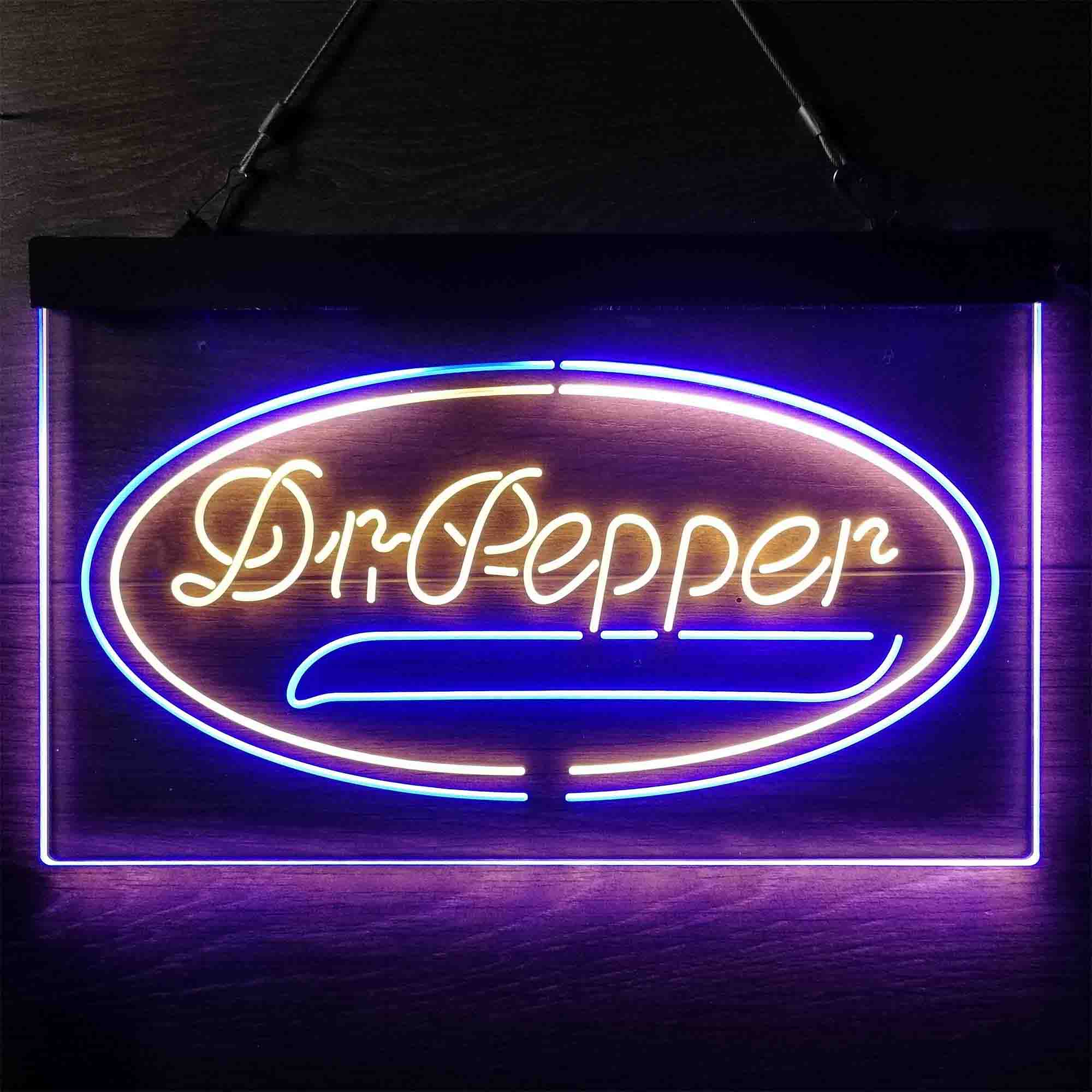Dr Pepper Soft Drink Home Bar Neon Light LED Sign - Image 11