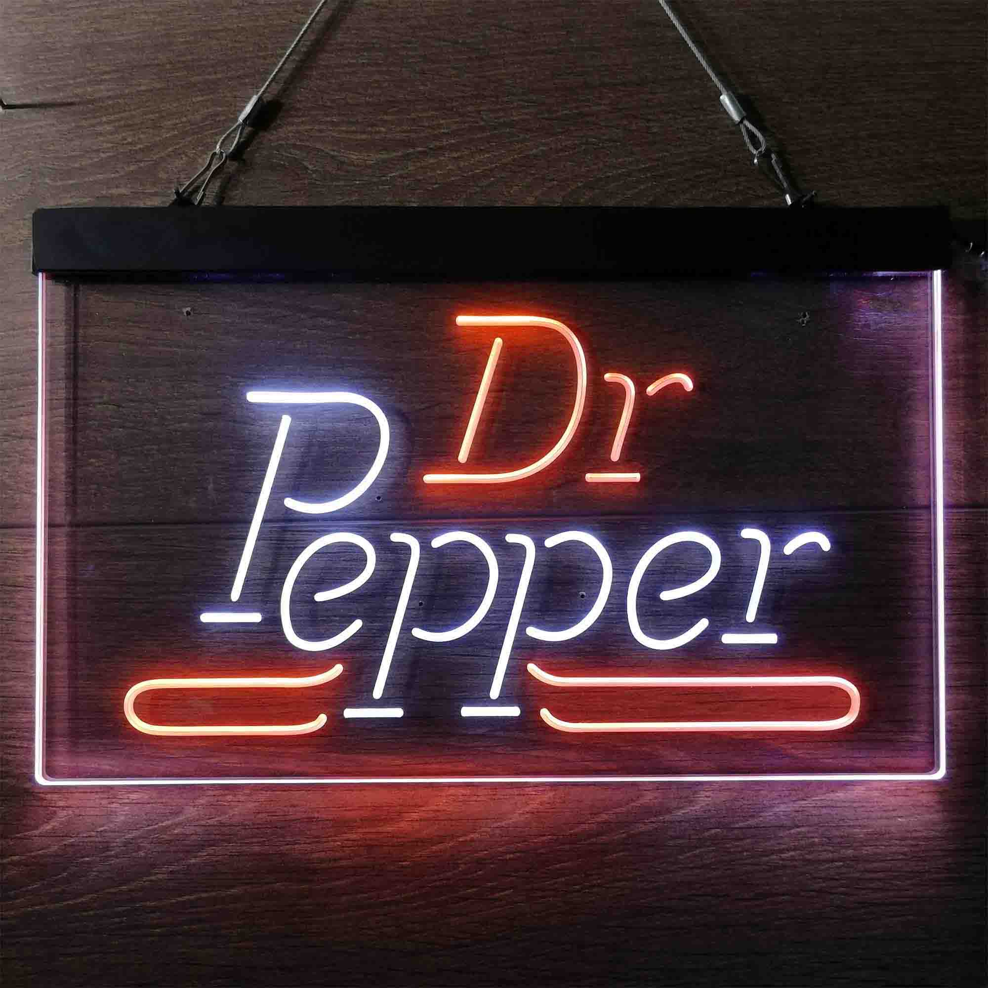 Dr Pepper Home Bar Neon Light LED Sign - Image 7