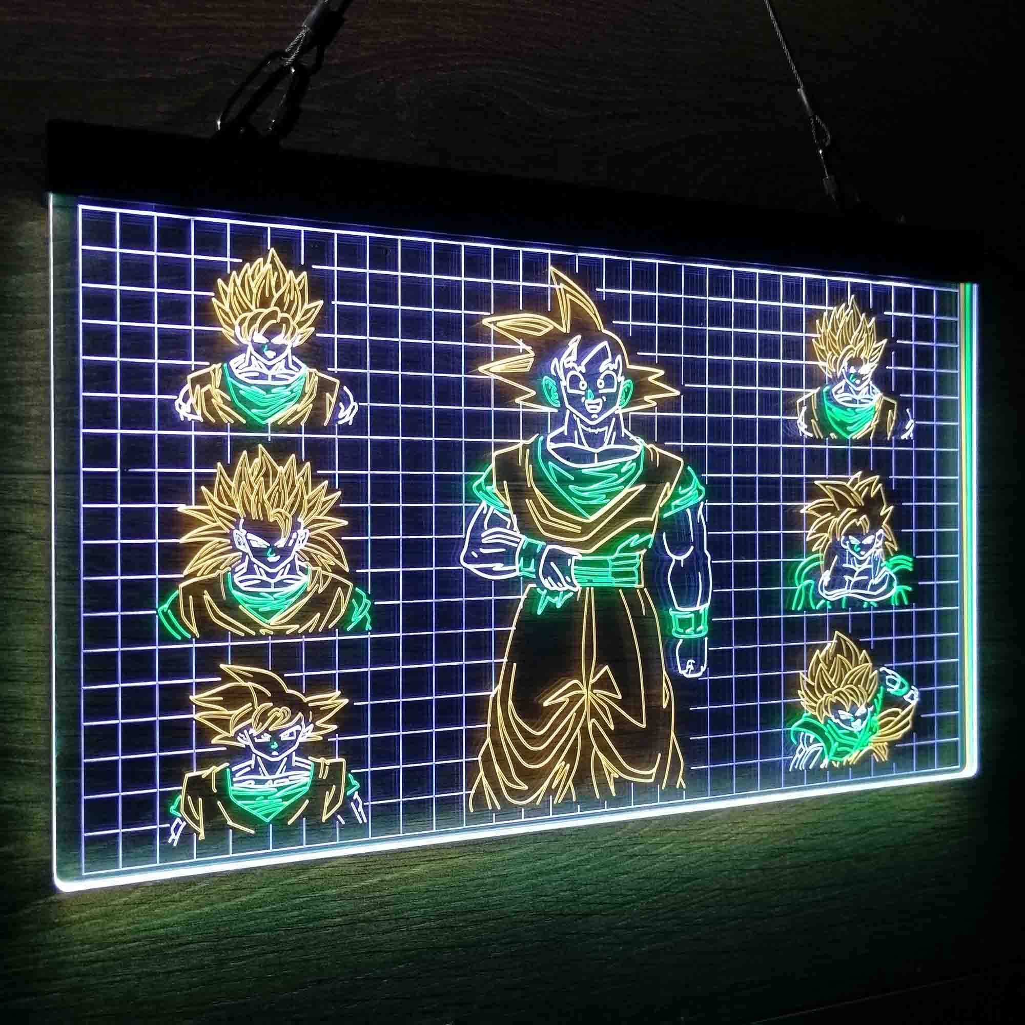 Dragon Ball Goku Neon LED Sign 3 Colors - Image 4