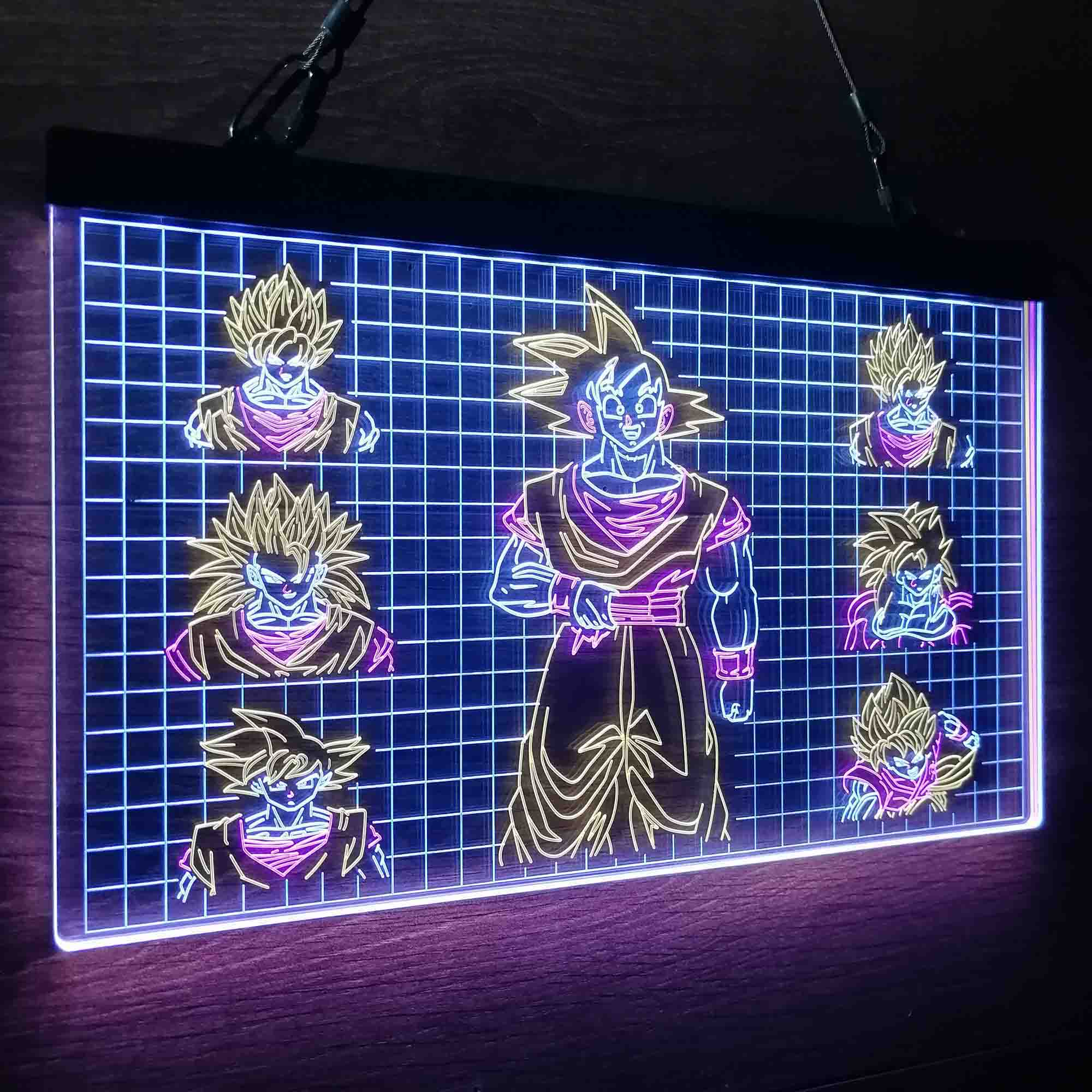 Dragon Ball Goku Neon LED Sign 3 Colors - Image 8