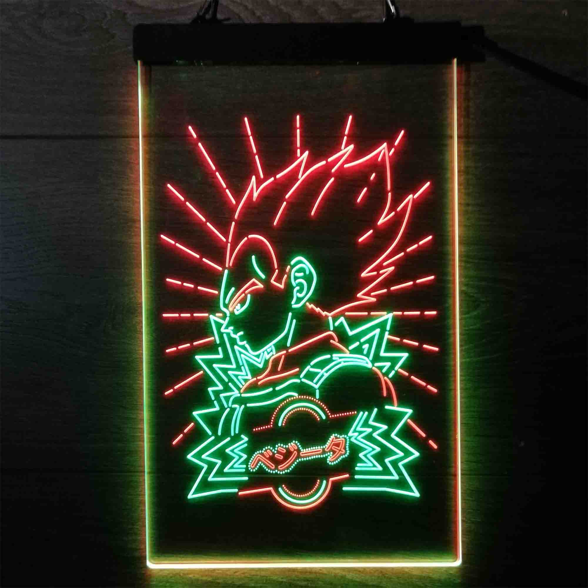 Dragon Ball Vegeta Super Saiyan Neon LED Sign - Image 11