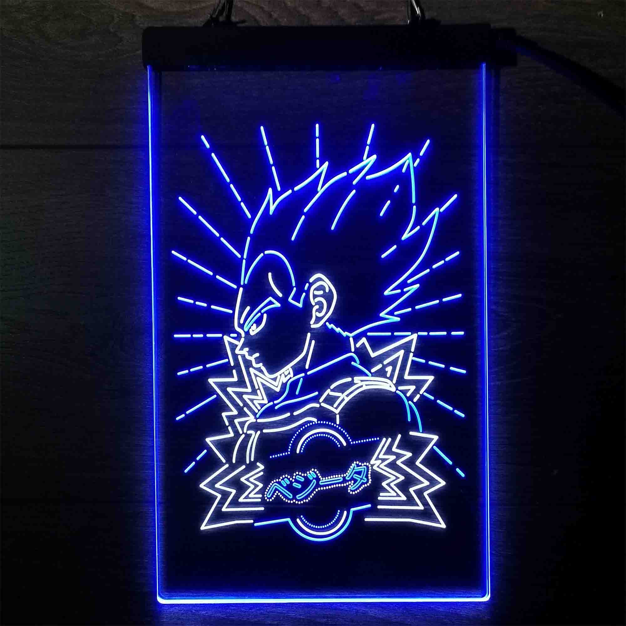 Dragon Ball Vegeta Super Saiyan Neon LED Sign - Image 3