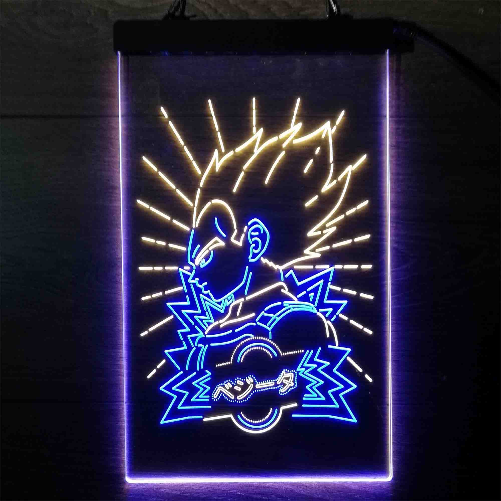 Dragon Ball Vegeta Super Saiyan Neon LED Sign - Image 6
