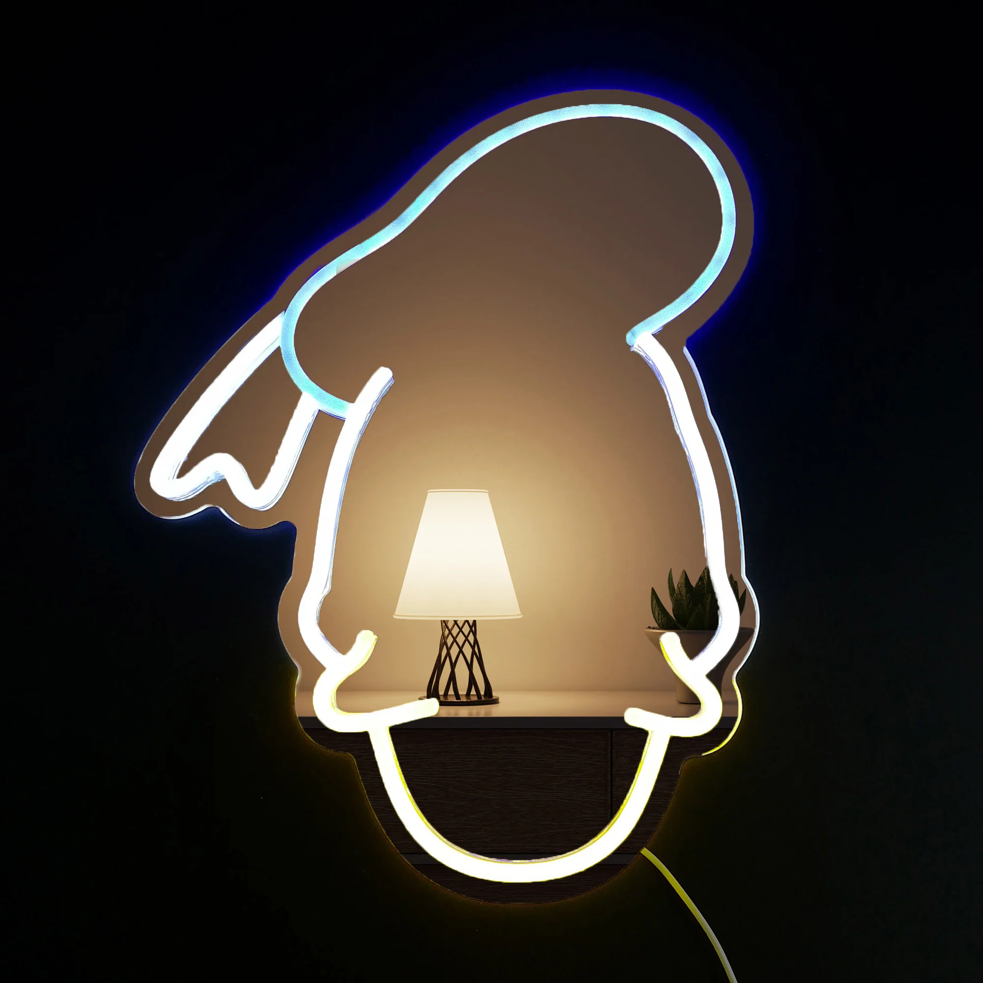 Donald Duck Neon Mirror LED Sign - Image 5