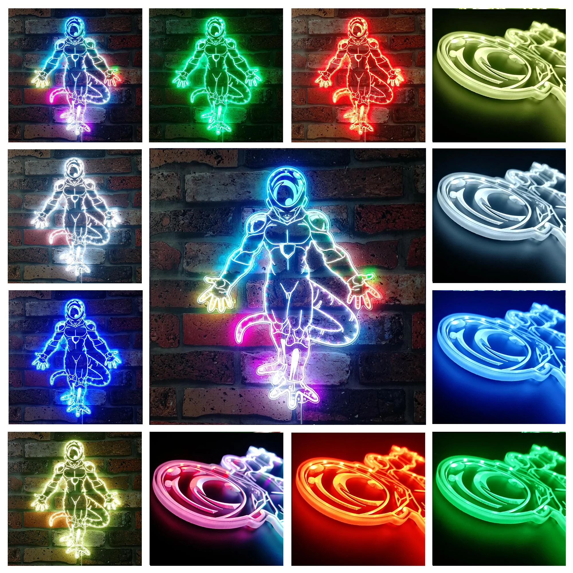 Dragonball Frieza Neon LED Sign with Dynamic RGB Colors - Image 5