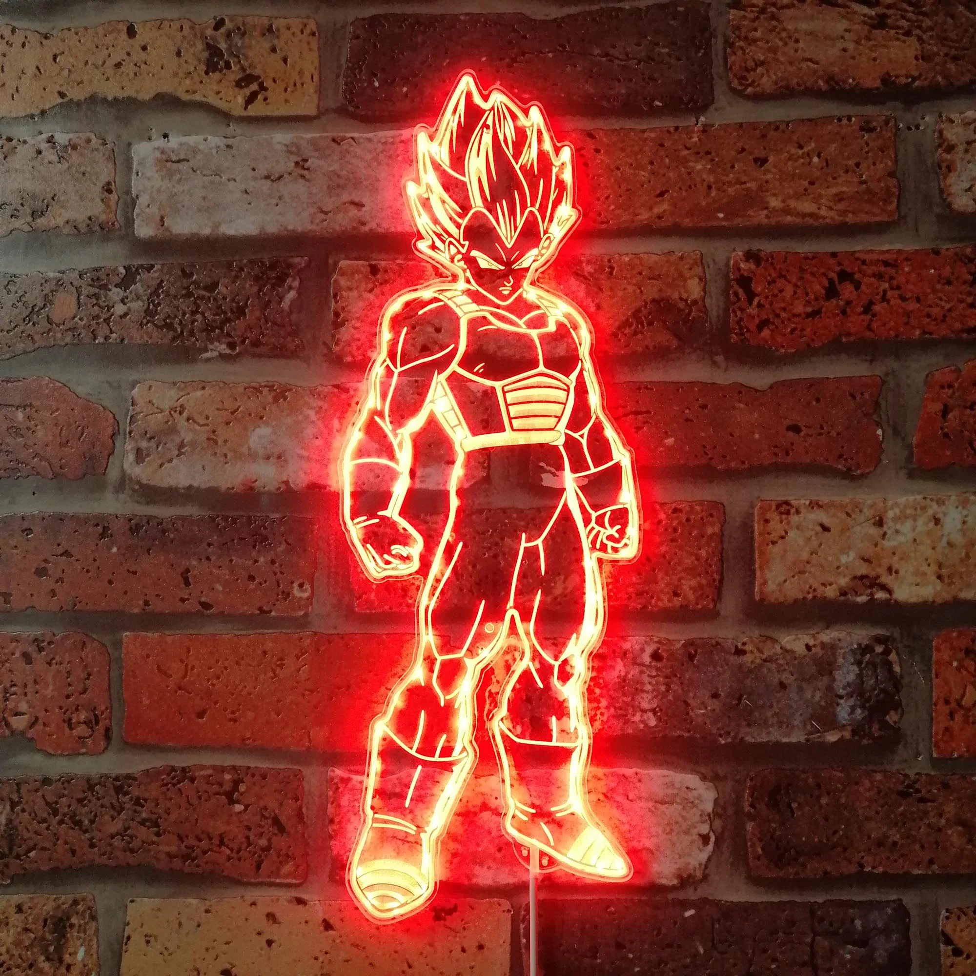 Dragonball Goku Vegeta Neon Neon LED Sign with Dynamic RGB Colors - Image 3