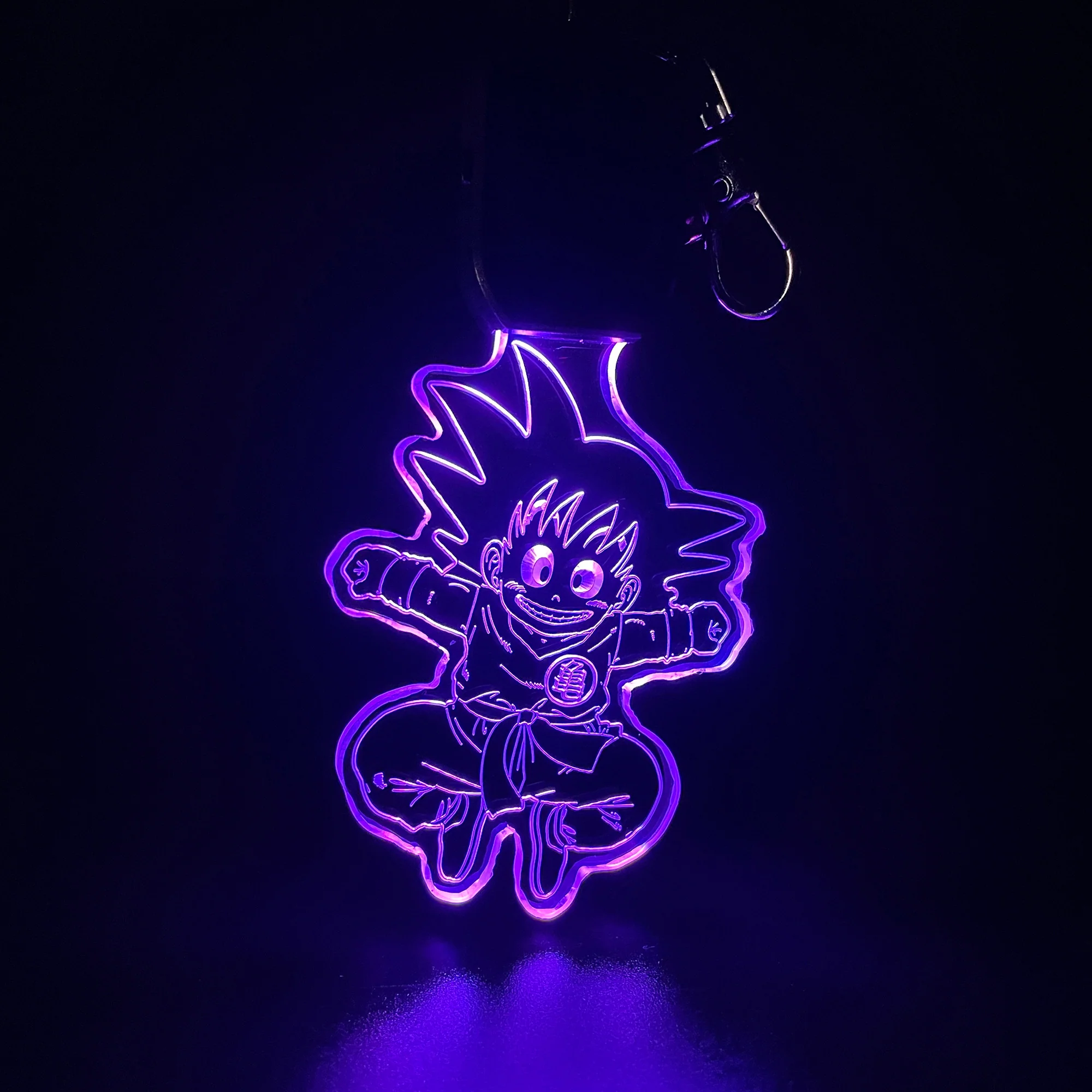 Dragonball Goku LED Light Acrylic Keychain , Christmas Tree Ornament - Image 3