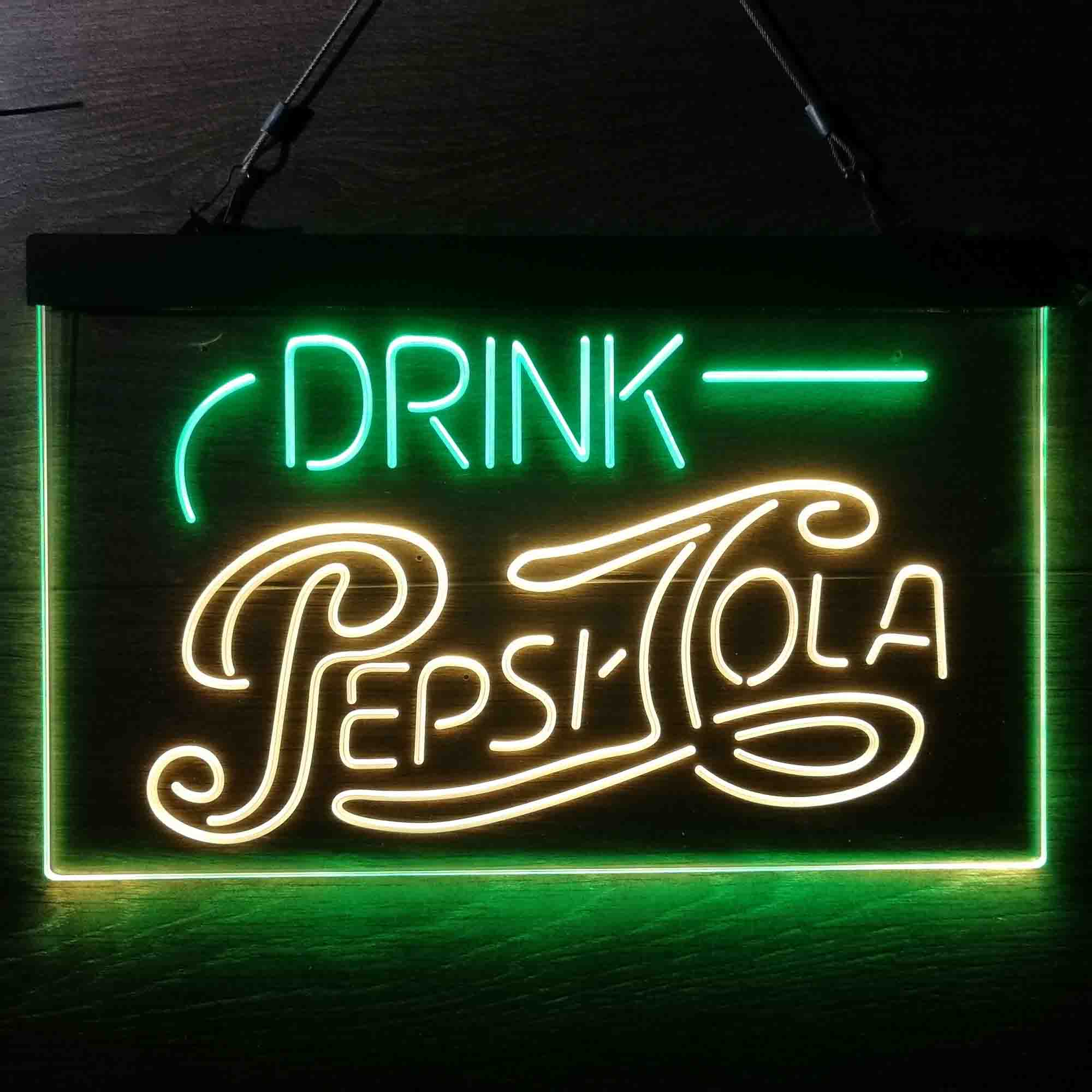Drink Pepsi Cola Gift Beer Bar Neon-Like LED Sign - Image 13
