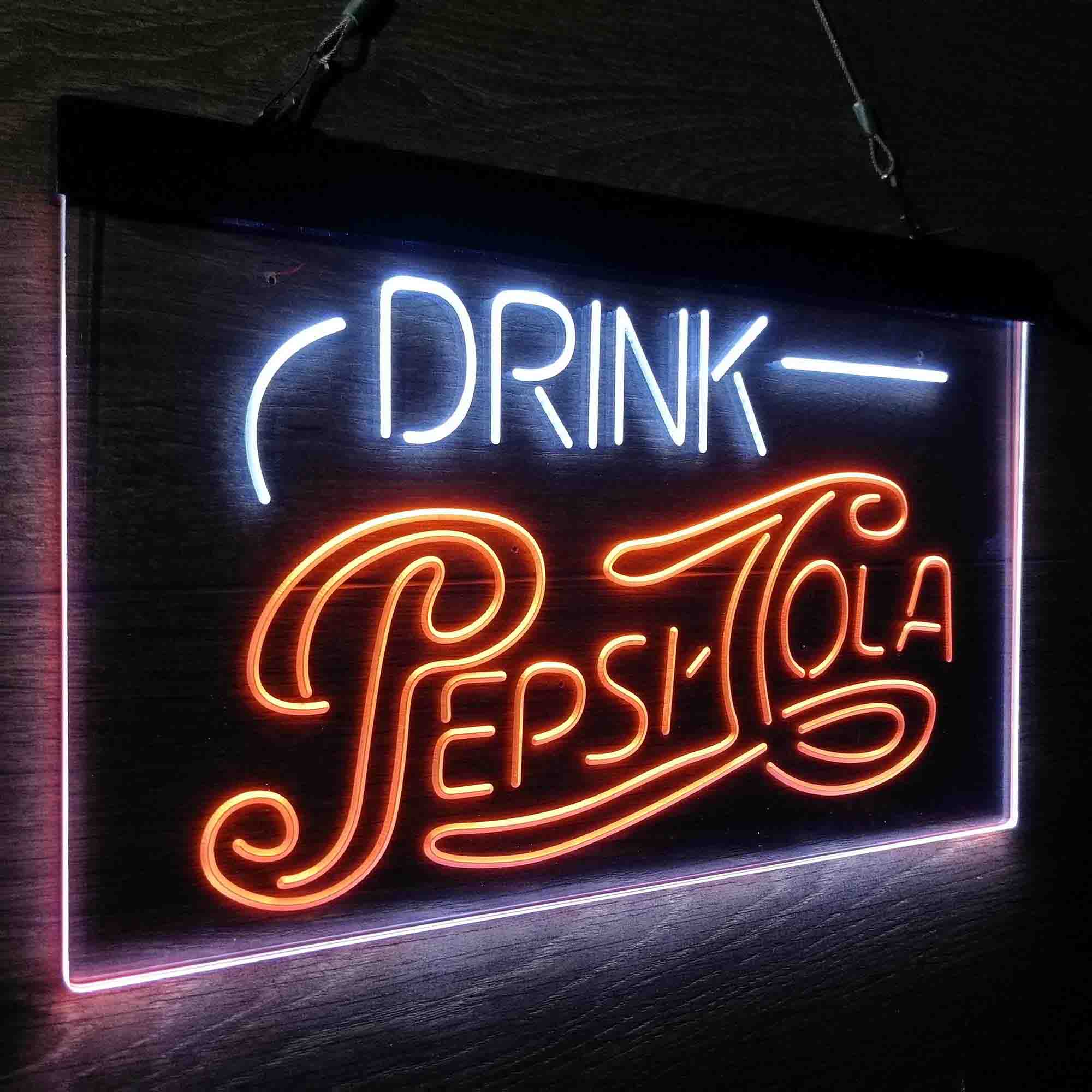 Drink Pepsi Cola Gift Beer Bar Neon-Like LED Sign - Image 22