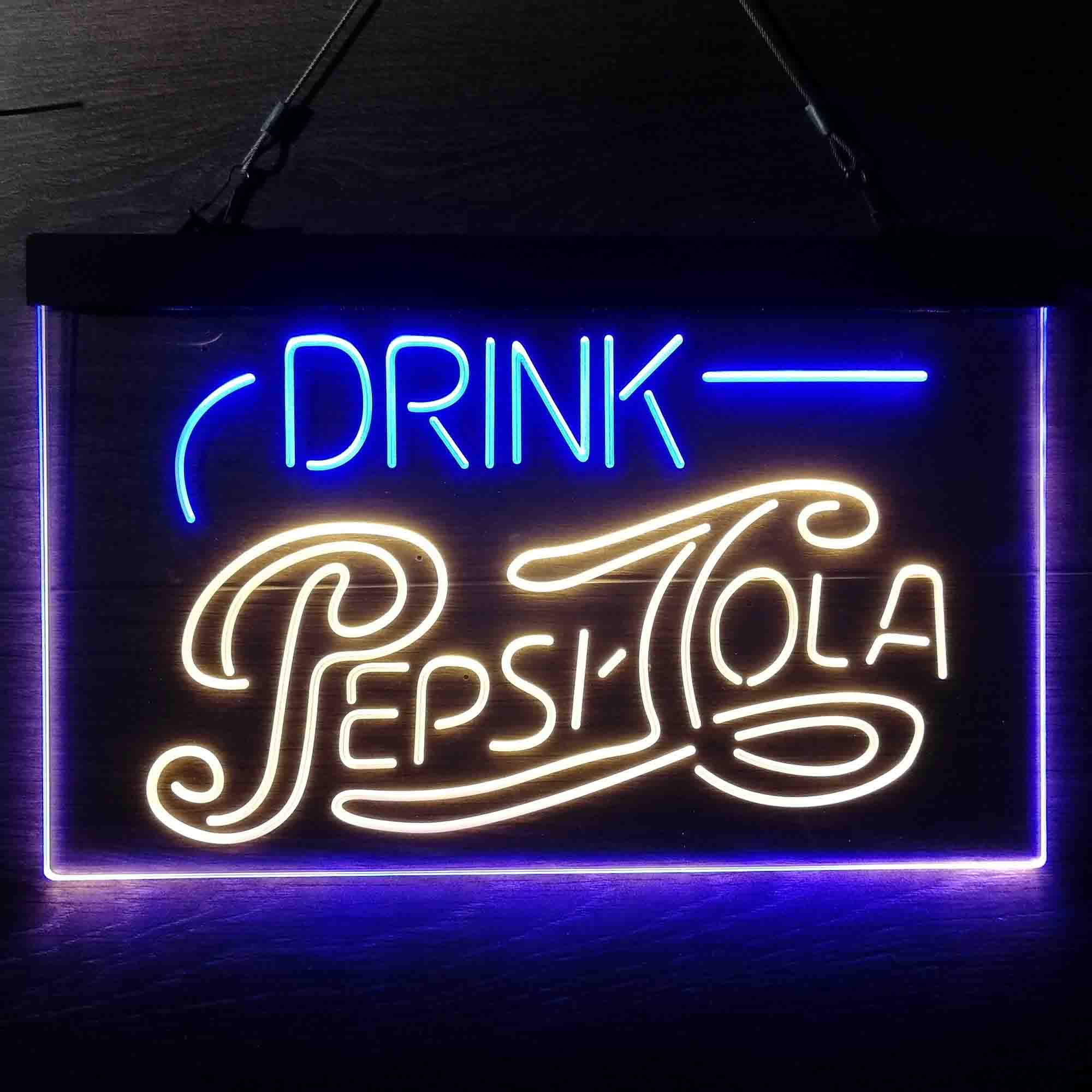 Drink Pepsi Cola Gift Beer Bar Neon-Like LED Sign - Image 9