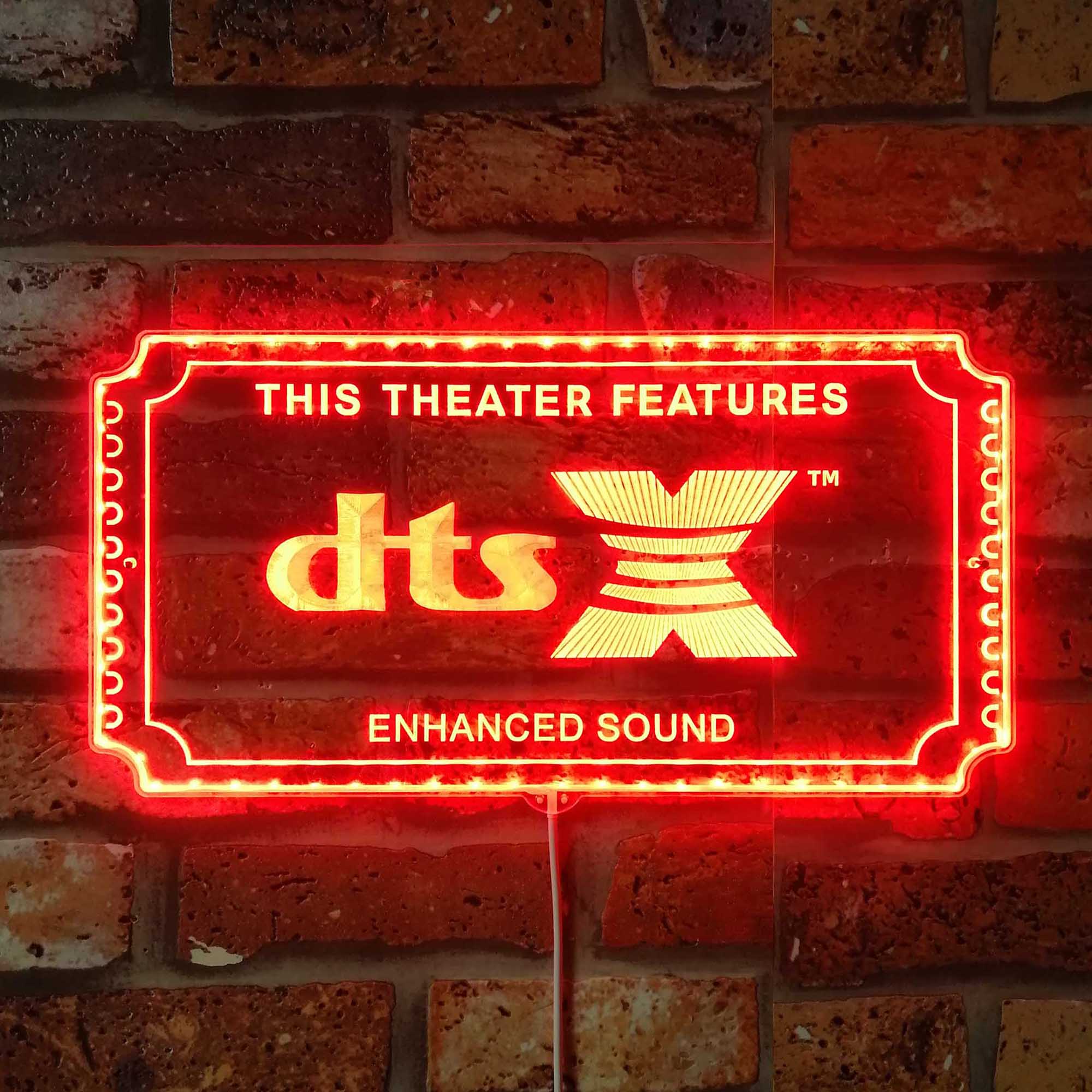DTSX Neon LED Sign with Dynamic RGB Colors - Image 3