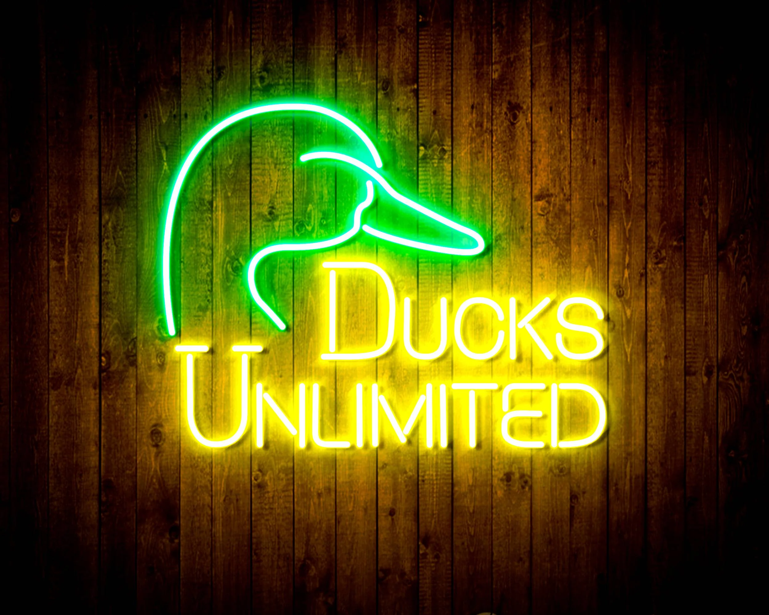 Ducks Unlimited Bar Handmade Neon Flex LED Sign - Image 14