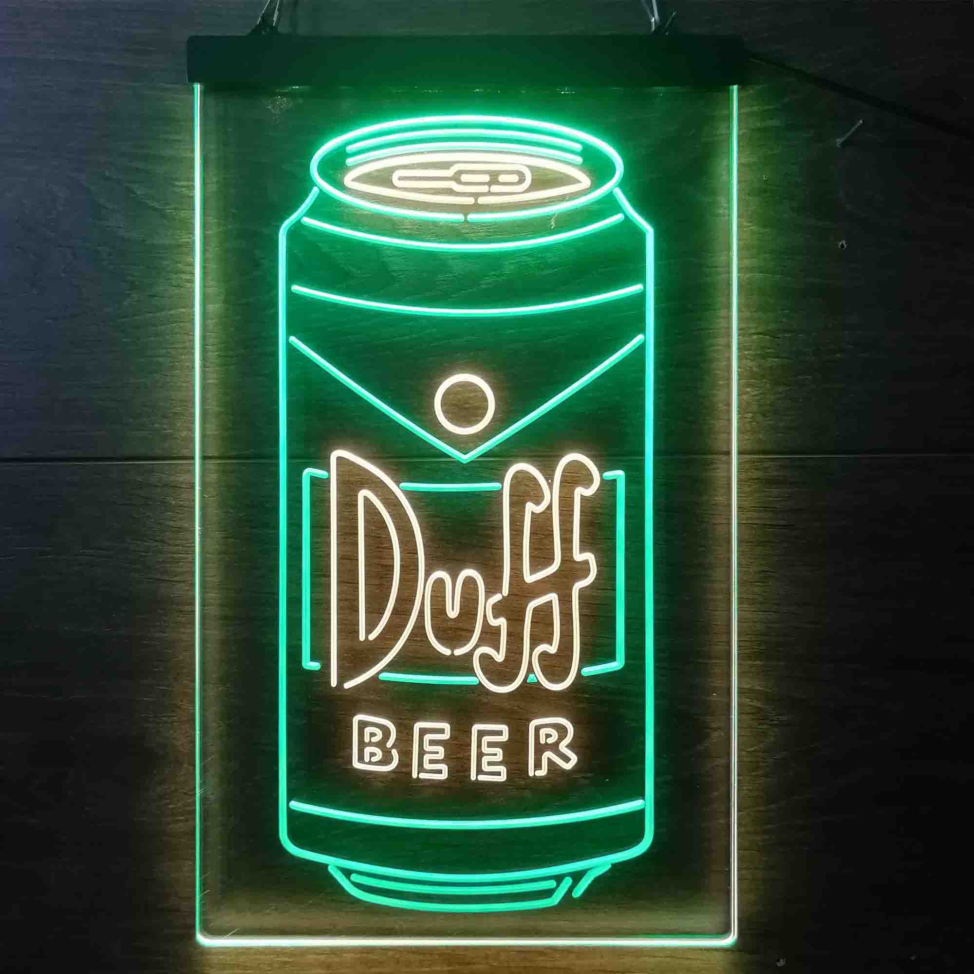 Duff Beer Simpsons Bar Neon Light LED Sign - Image 11