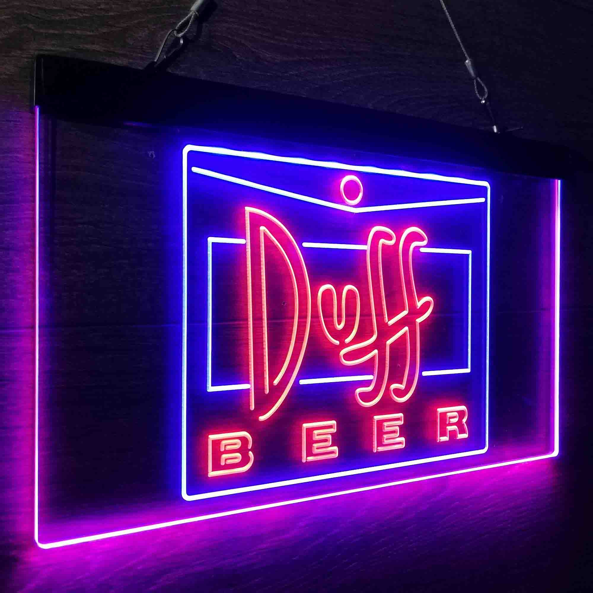 Duff Beer Logo Neon-Like LED Sign - Image 20