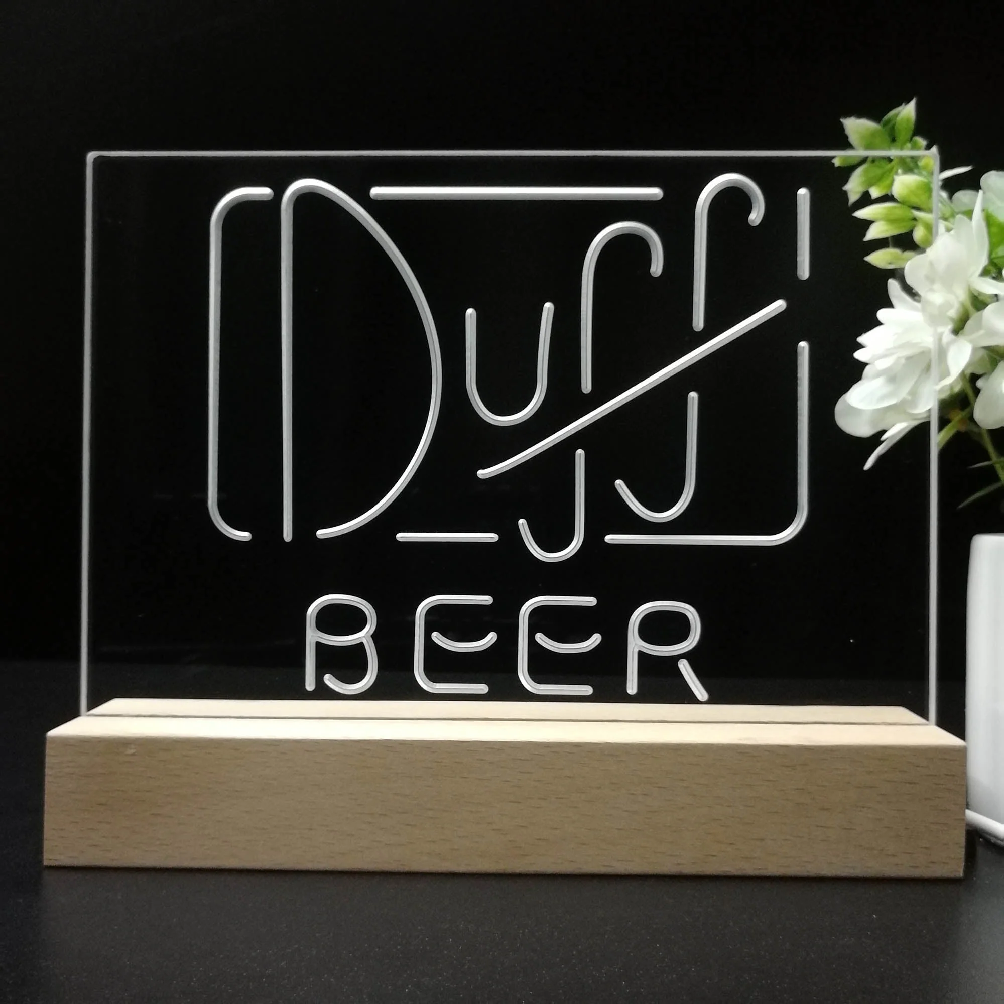 Duff Beer The Simpsons Neon Night Light Sign, Simpsons Gift for Him - Image 8