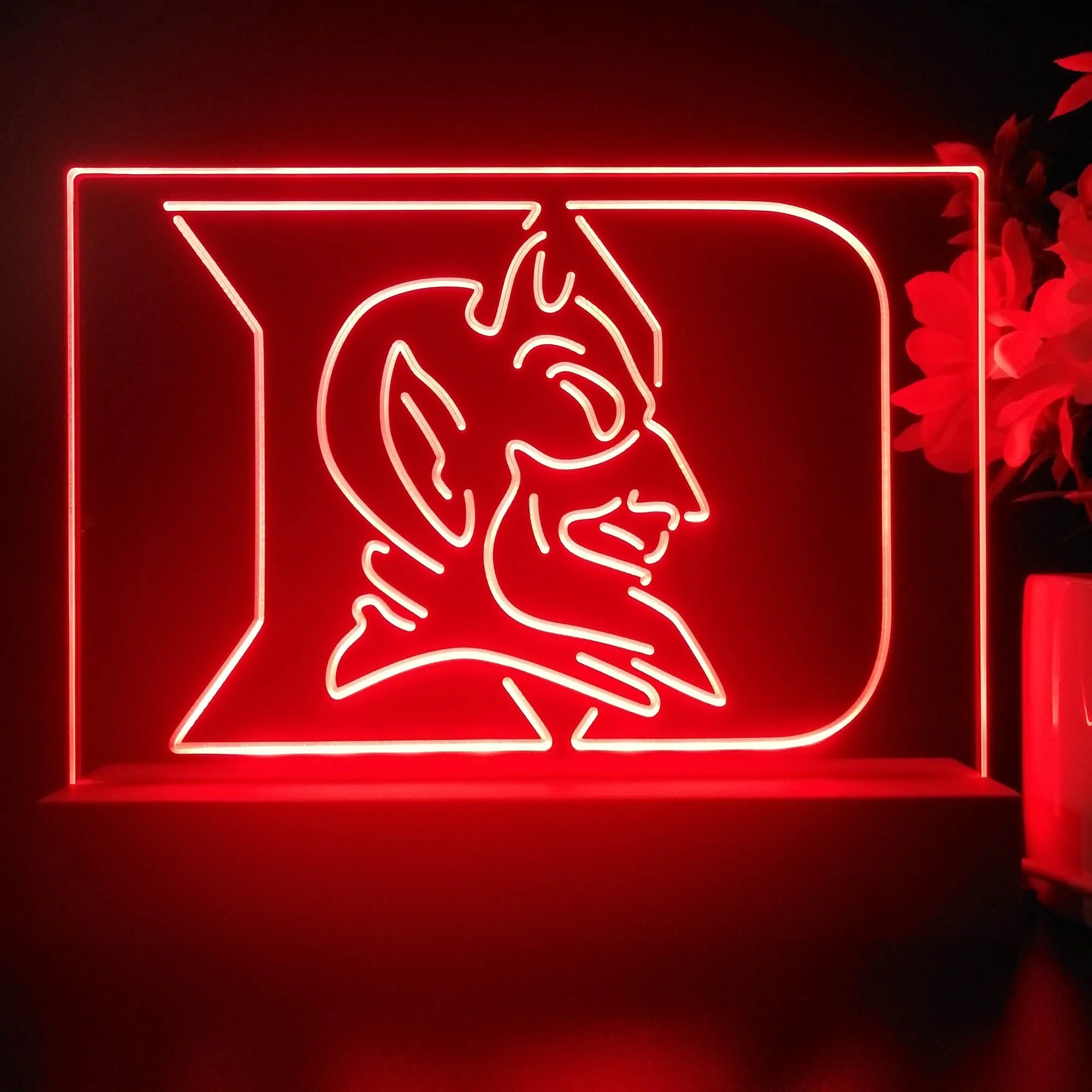 Duke Blue Devils Night Light Pub Bar Lamp
