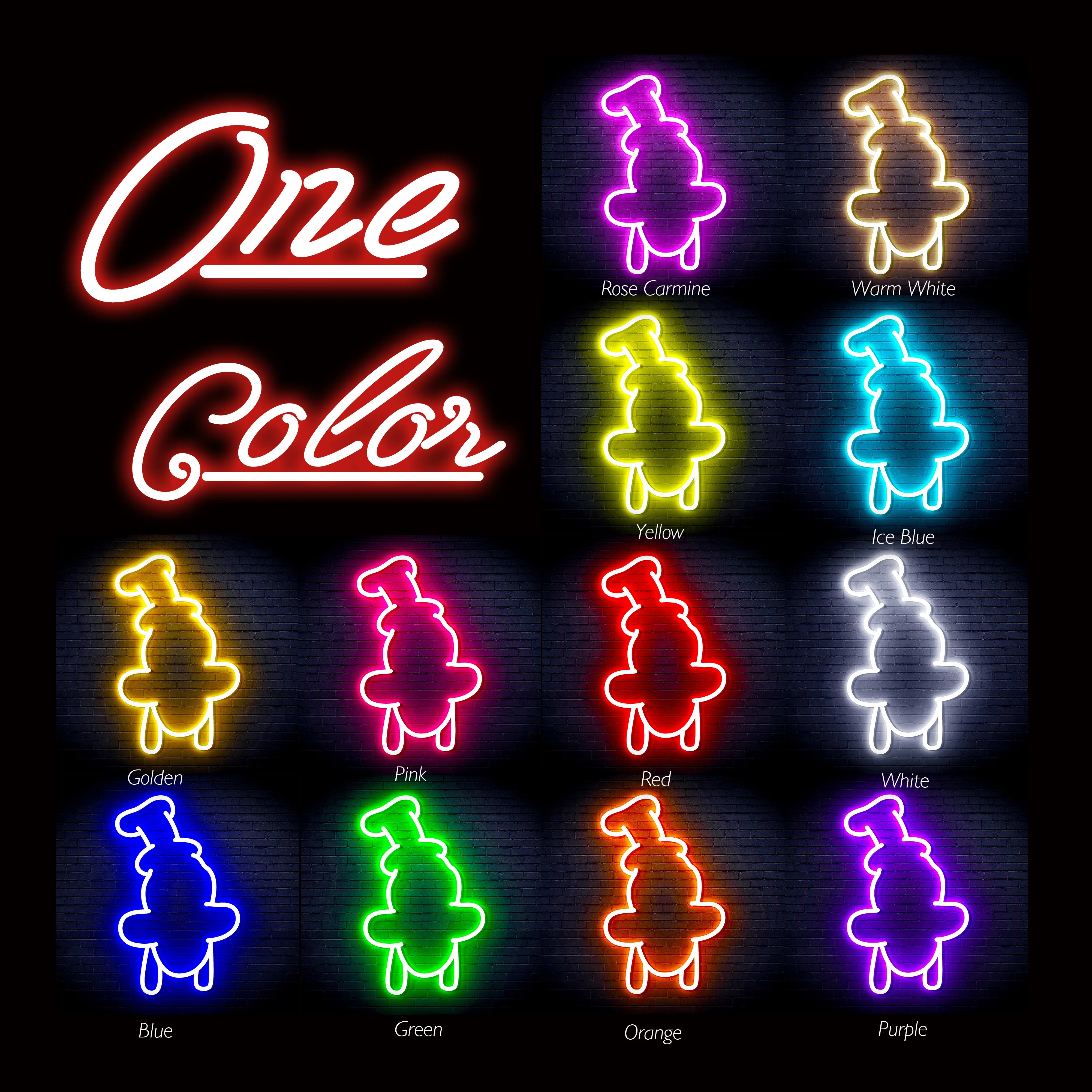 Goofy Neon Mirror LED Sign - Image 3