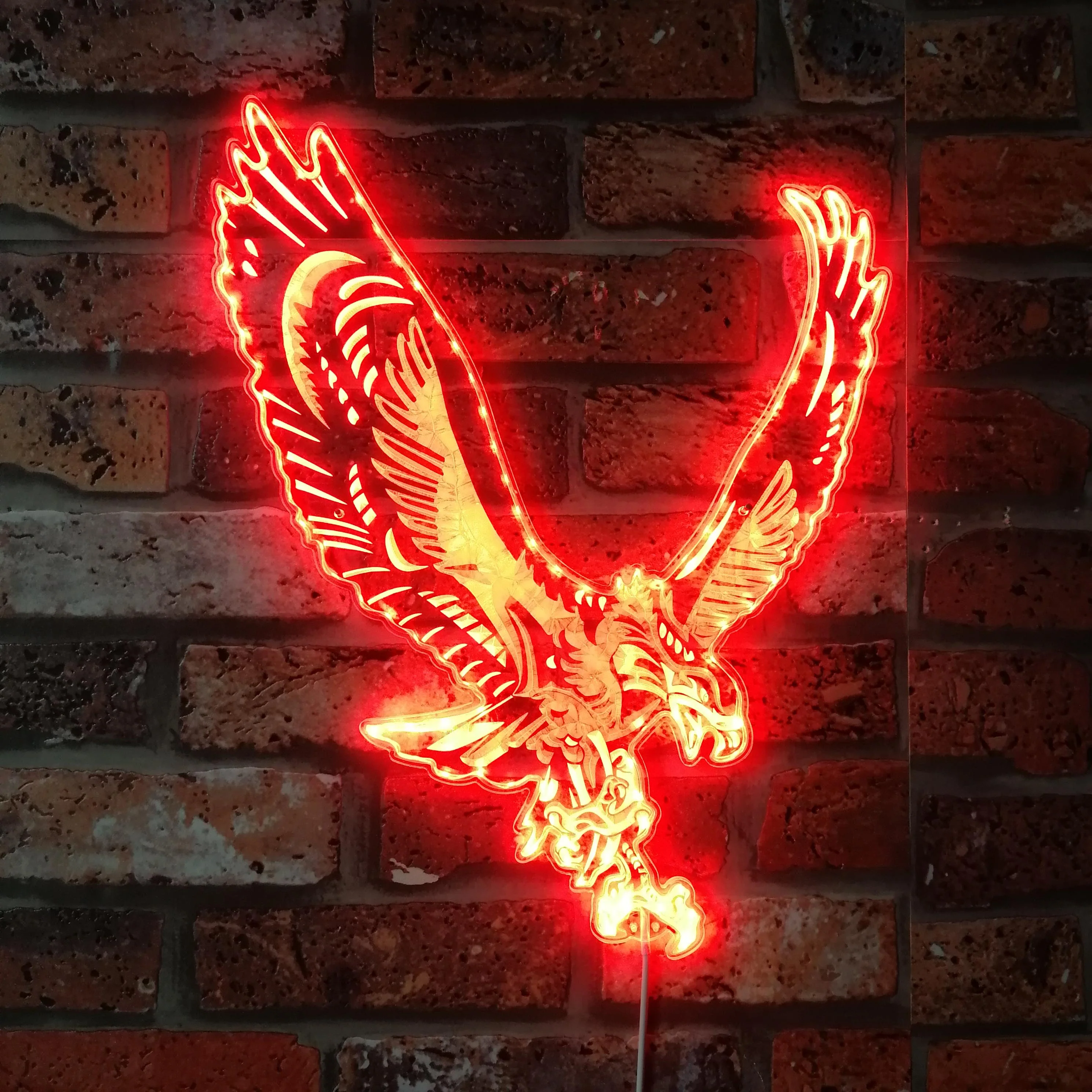 Philadelphia Eagles Neon LED Sign with Dynamic RGB Colors - Image 4