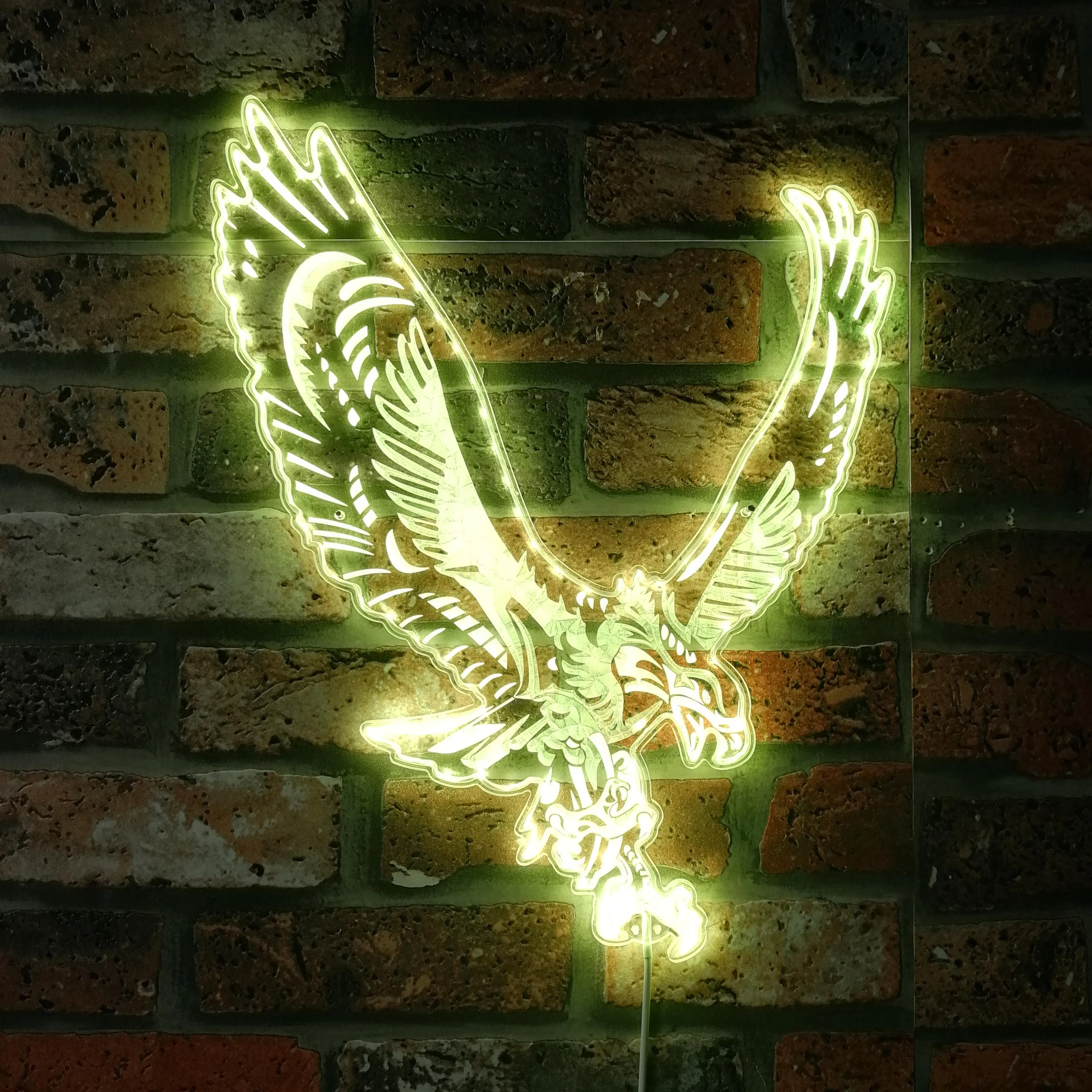 Philadelphia Eagles Neon LED Sign with Dynamic RGB Colors - Image 7