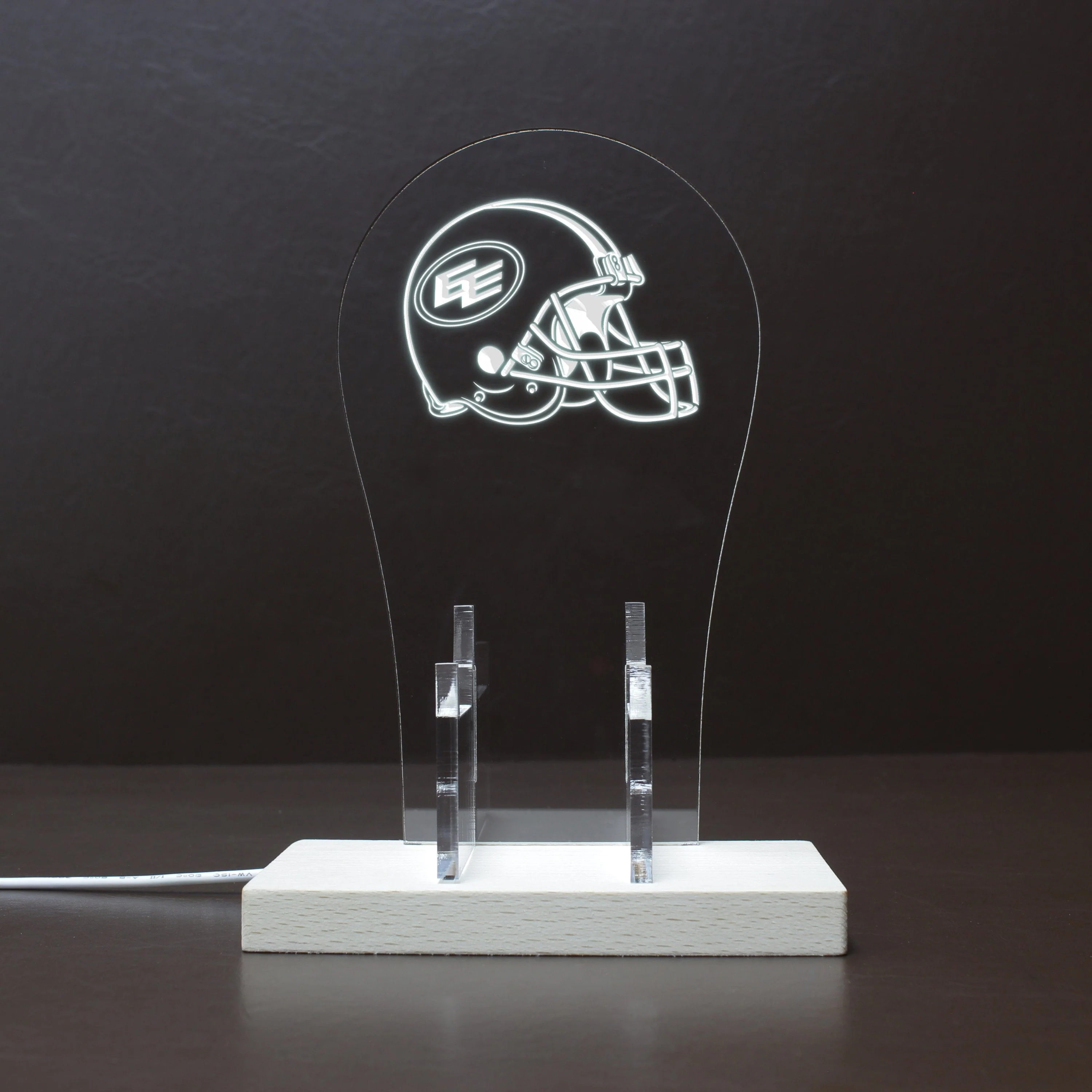 Edmonton Elks Helmet LED Gaming Headset Controller Stand - Image 10