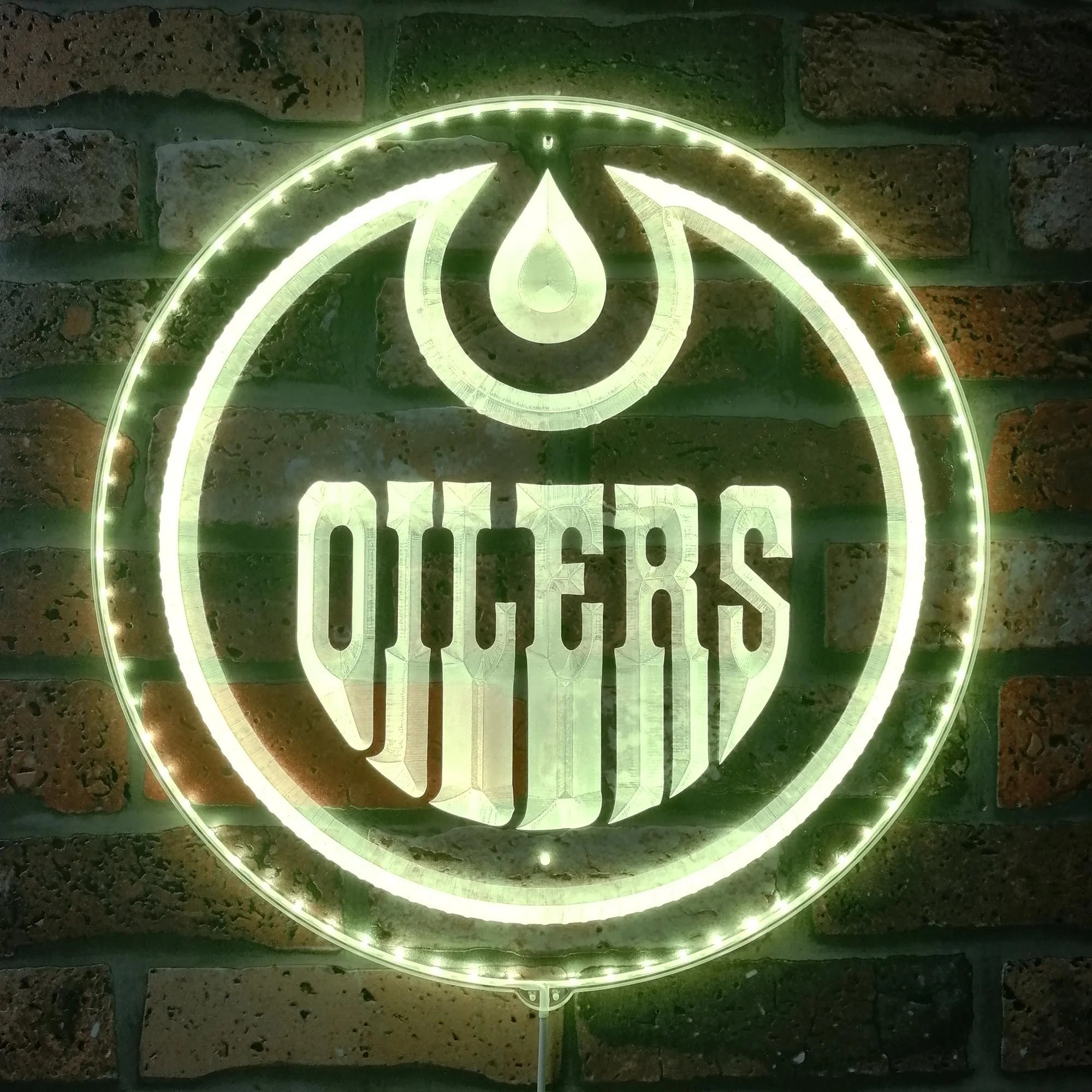Edmonton Oilers Neon LED Sign with Dynamic RGB Colors - Image 7