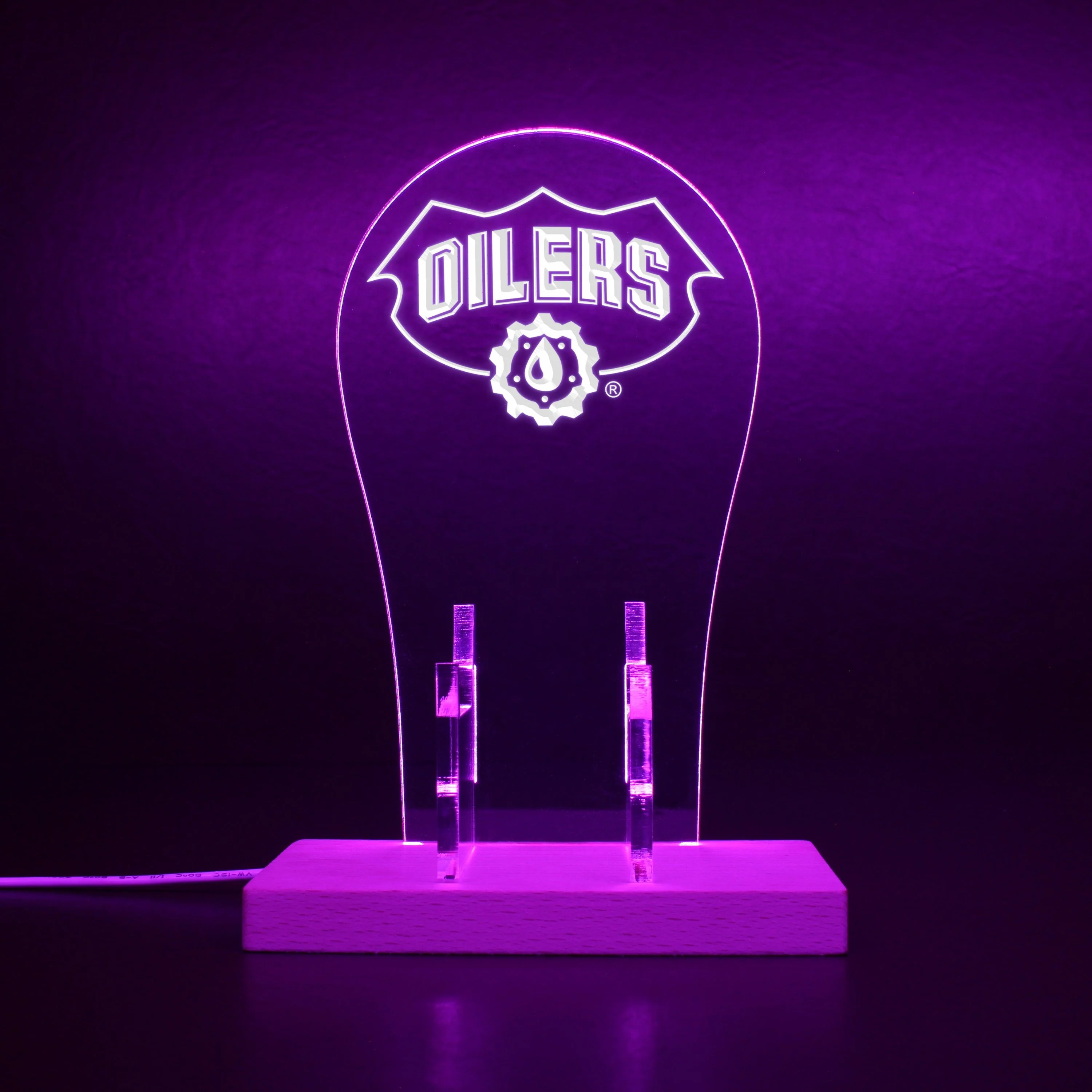 Edmonton Oilers LED Gaming Headset Controller Stand - Image 6