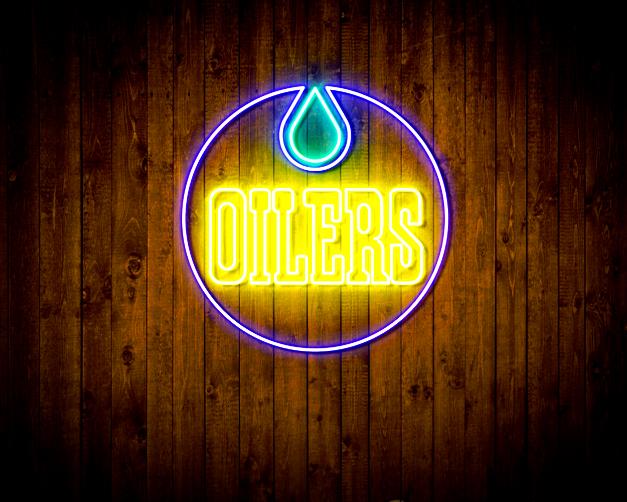 Edmonton Oilers Handmade Neon Flex LED Sign - Image 9