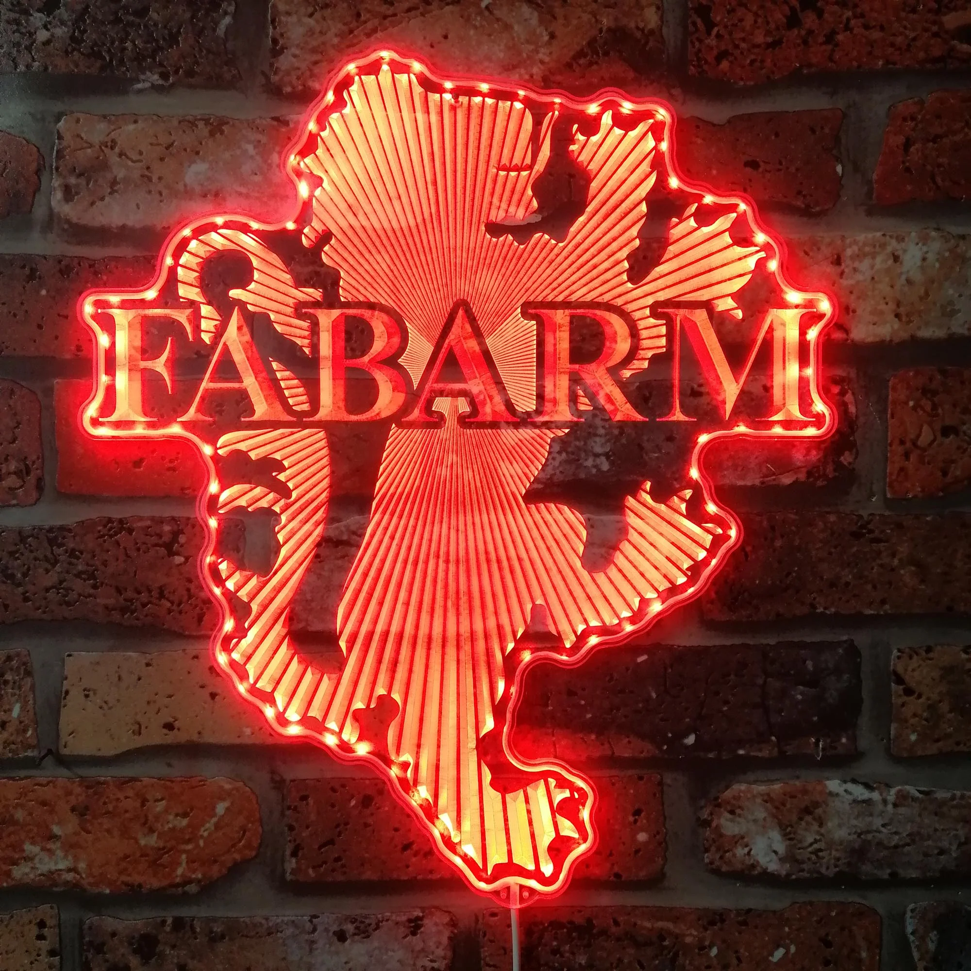 fabarm Neon LED Sign with Dynamic RGB Colors - Image 3