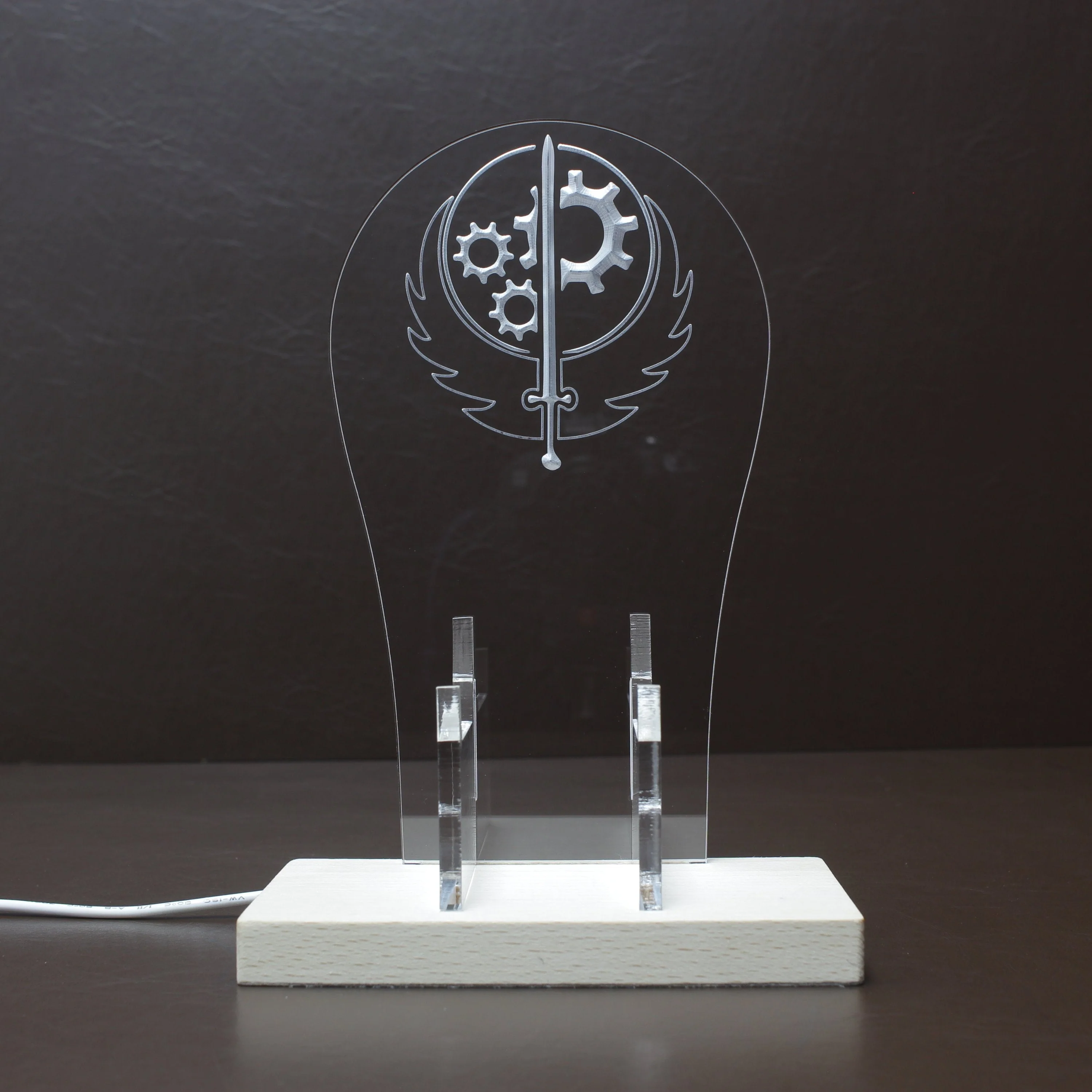 Fallout 4 Brotherhood of Steel LED Gaming Headset Controller Stand | Gamer Gift Idea - Image 10