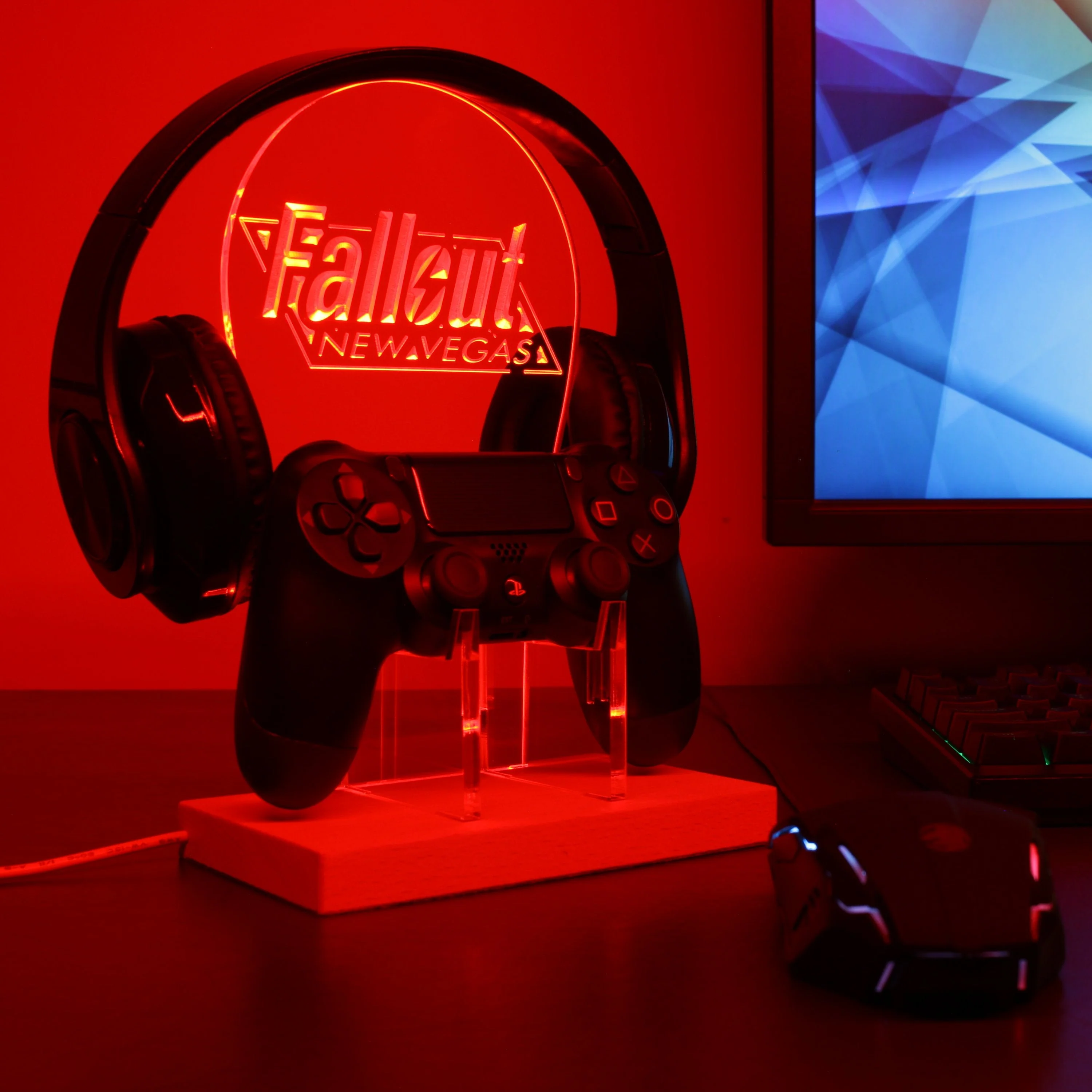 Fallout LED Gaming Headset Controller Stand | Gamer Gift Idea - Image 4
