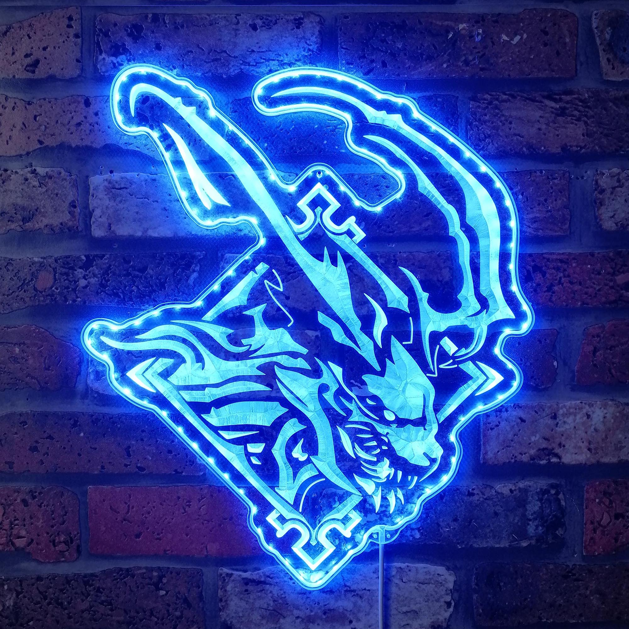 Final Fantasy 16 Fire Eikon Neon LED Sign with Dynamic RGB Colors - Image 4