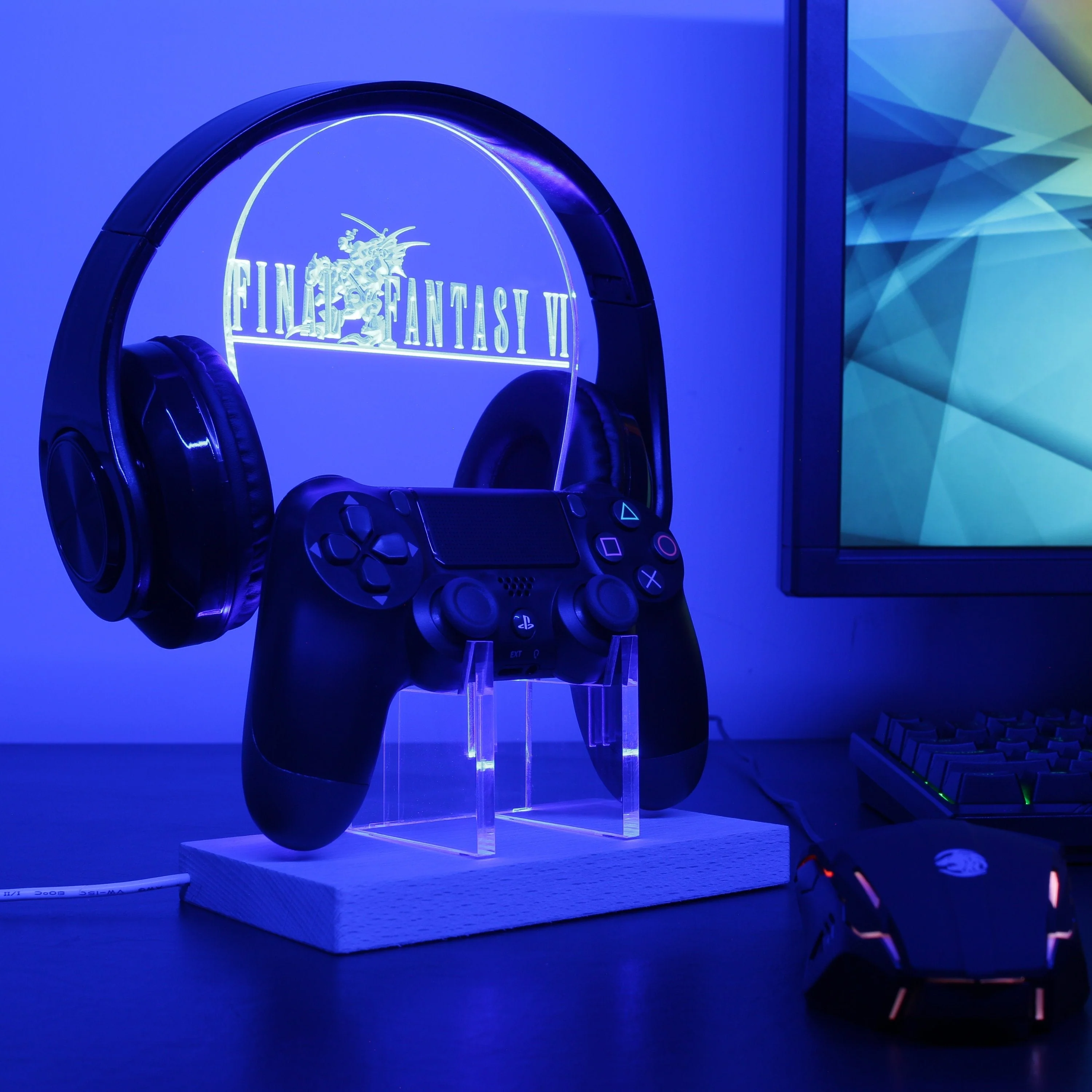 Final Fantasy 6 LED Gaming Headset Controller Stand - Image 2