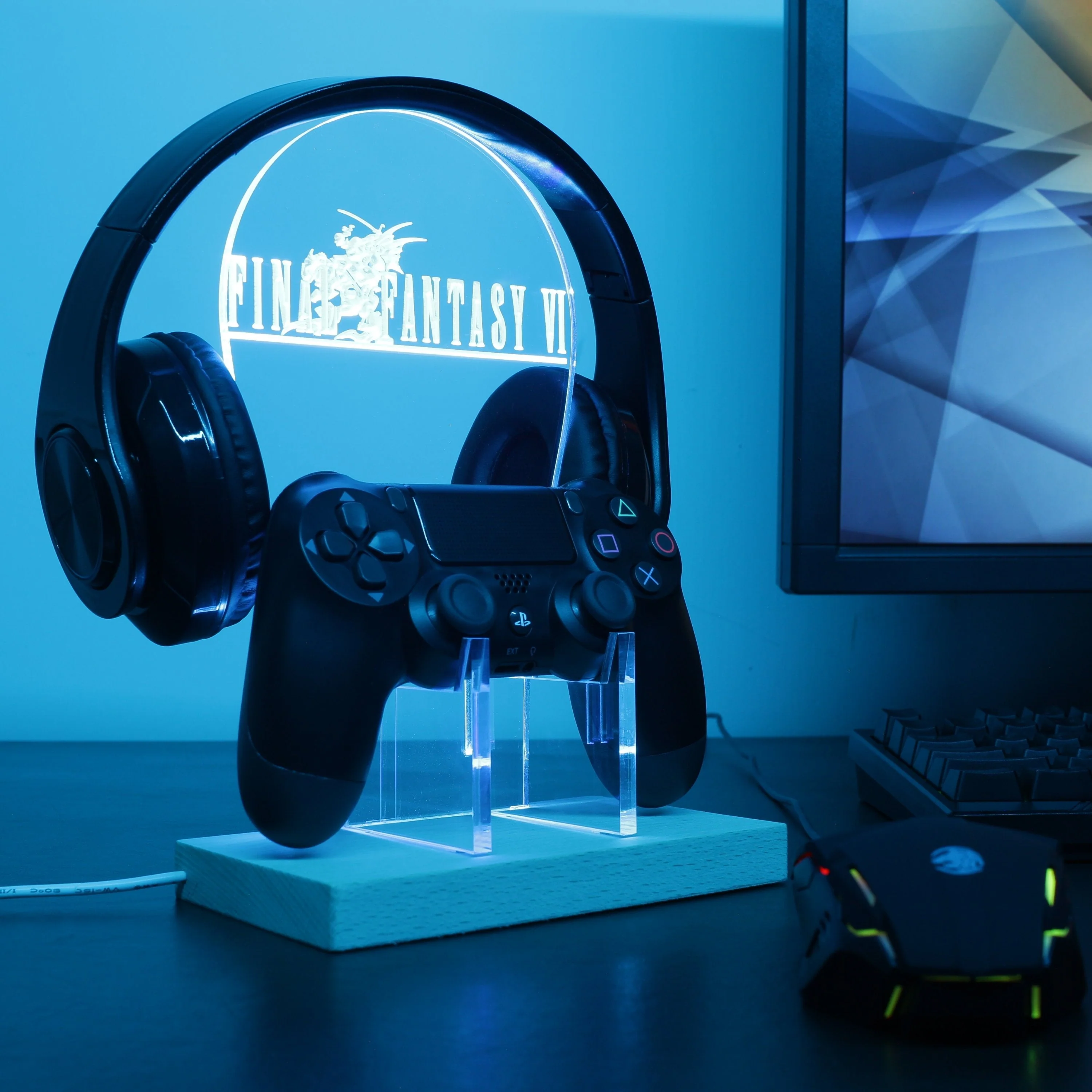 Final Fantasy 6 LED Gaming Headset Controller Stand - Image 3
