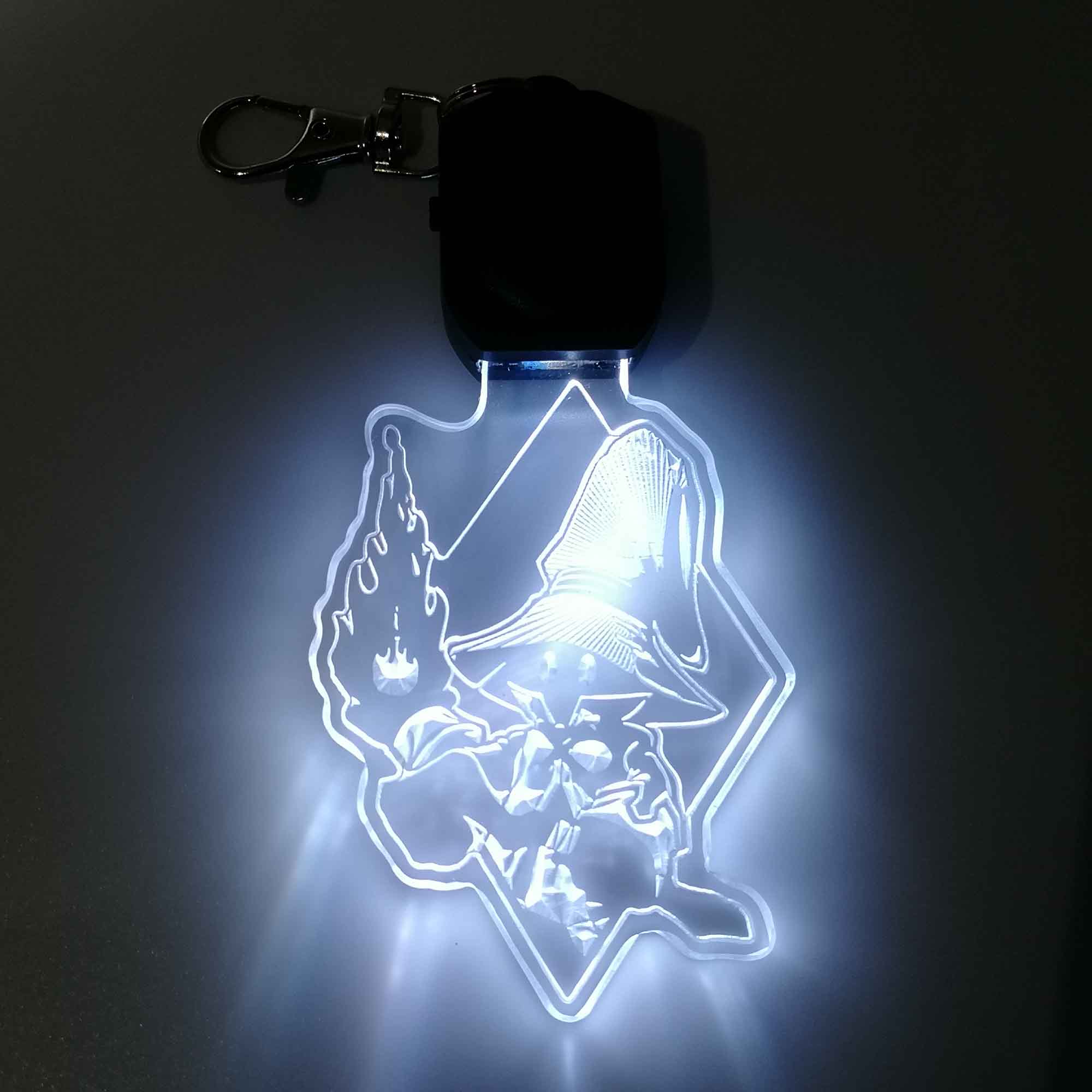 Final Fantasy Black Mage LED Light Acrylic Keychain , Christmas Tree Ornament - Image 2