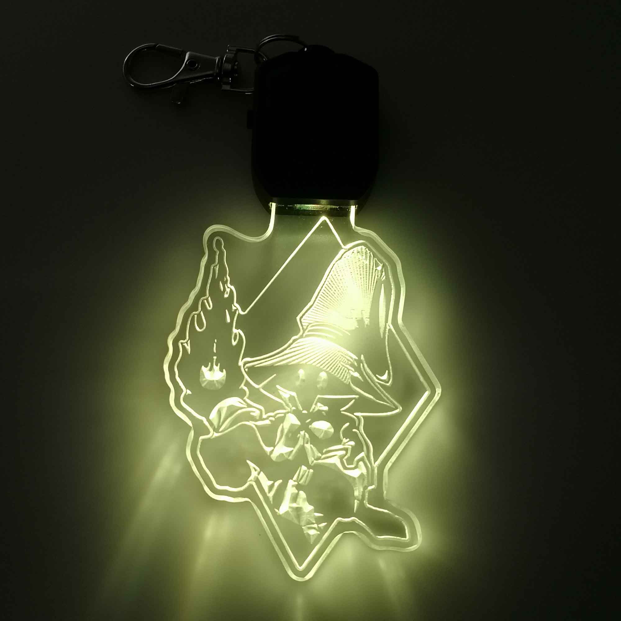 Final Fantasy Black Mage LED Light Acrylic Keychain , Christmas Tree Ornament - Image 4