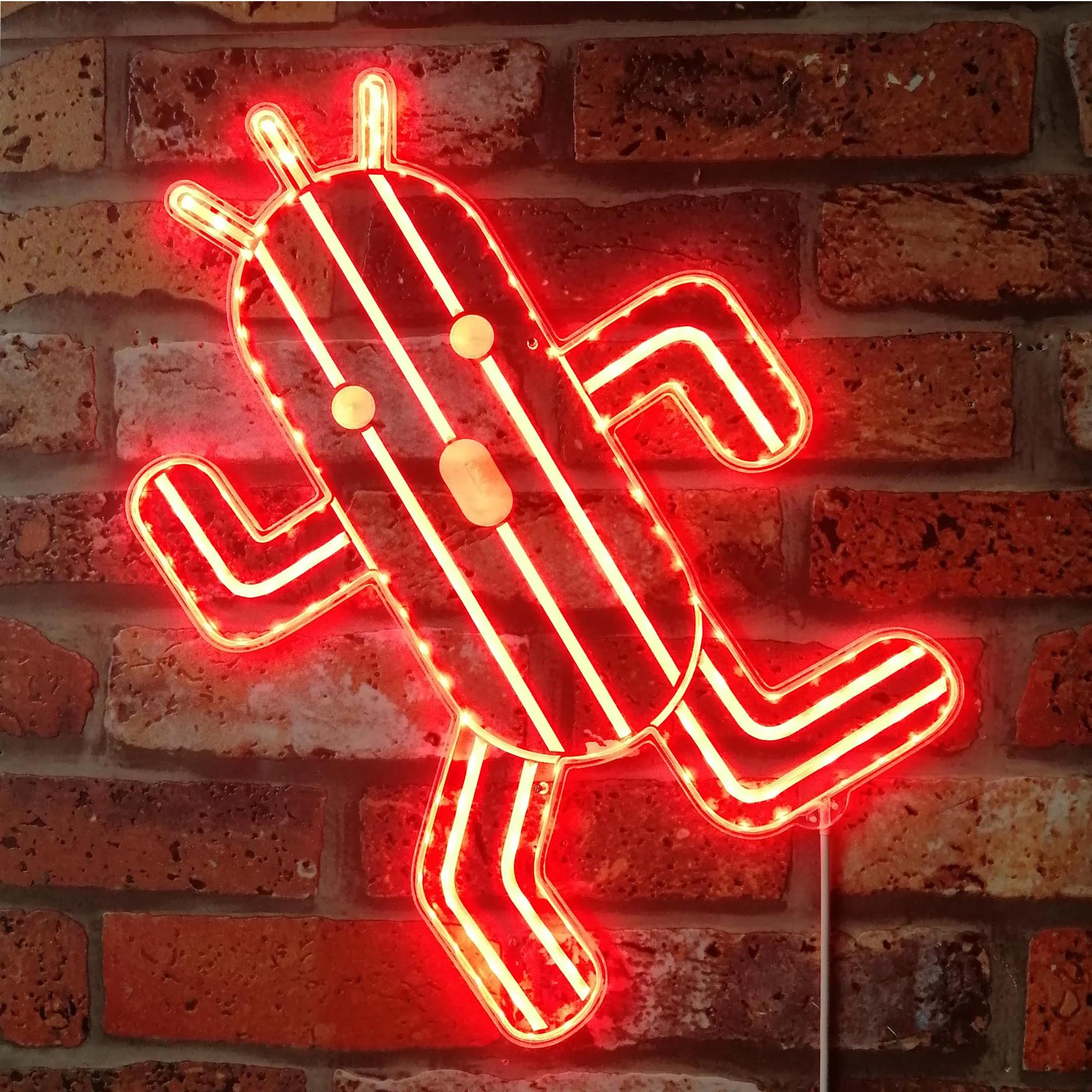 Final Fantasy Cactuar Neon RGB Edge Lit LED Sign - Image 4