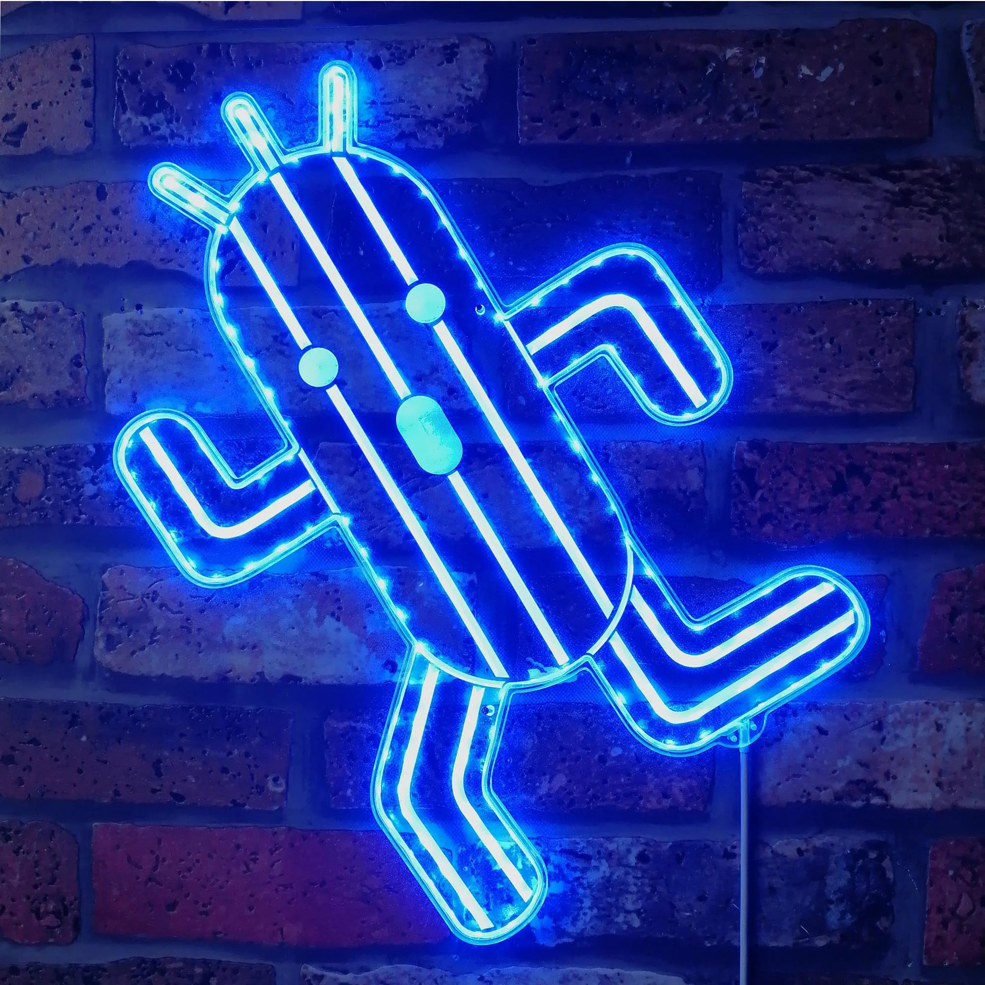 Final Fantasy Cactuar Neon RGB Edge Lit LED Sign - Image 5