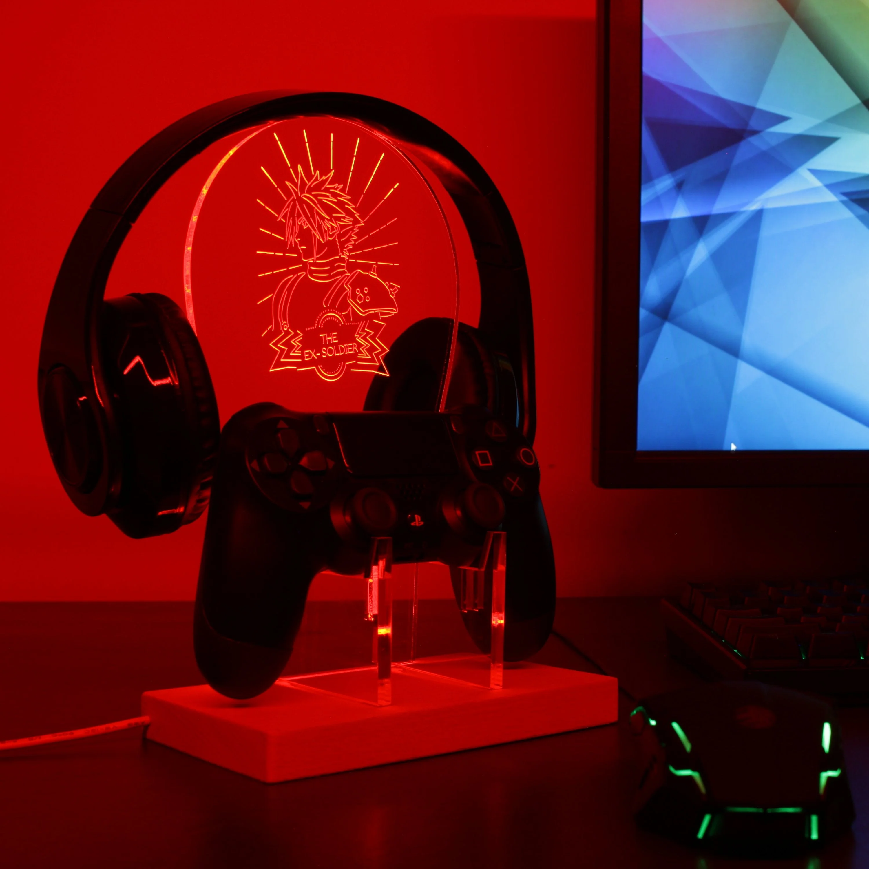 Final Fantasy LED Gaming Headset Controller Stand - Image 2
