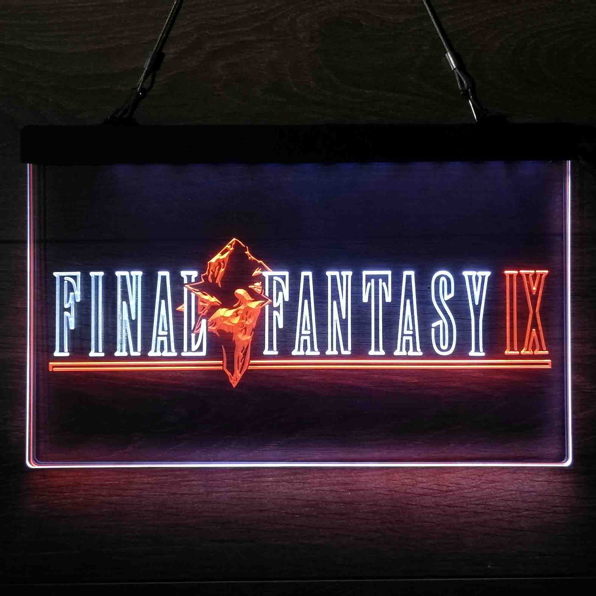 Final Fantasy IX Game Room Neon-Like LED Sign