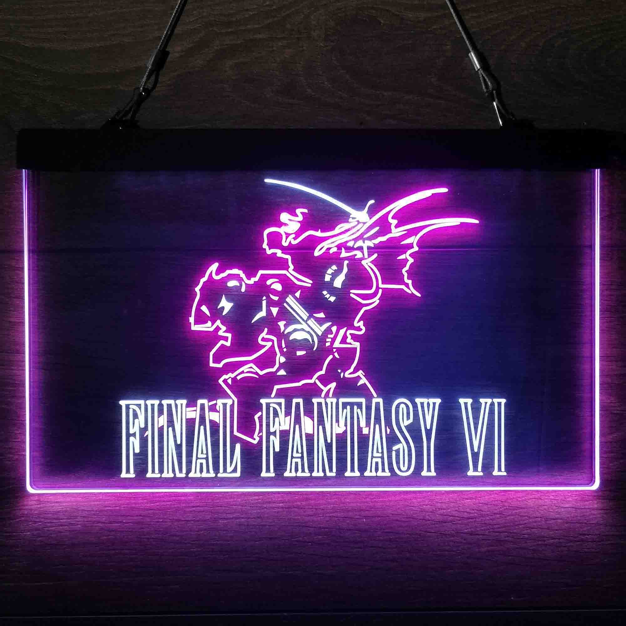 Final Fantasy VI Game Room Neon-Like LED Sign - Image 11