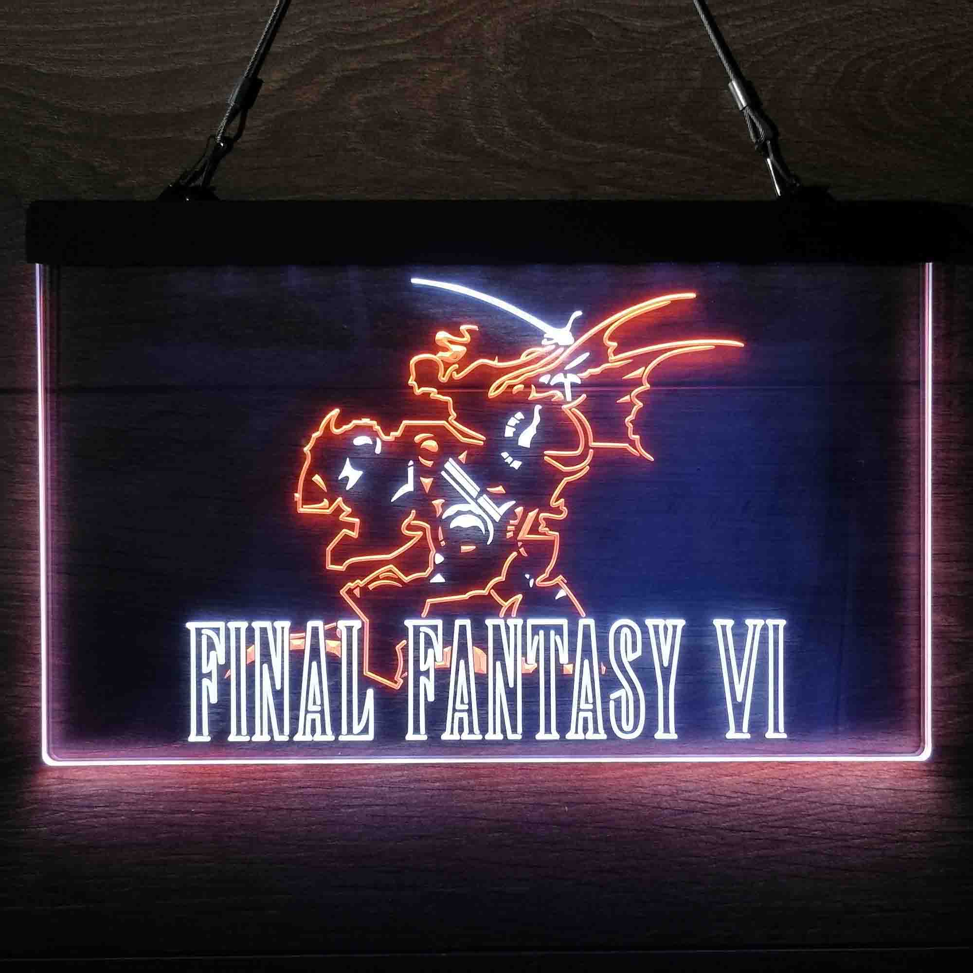 Final Fantasy VI Game Room Neon-Like LED Sign - Image 12