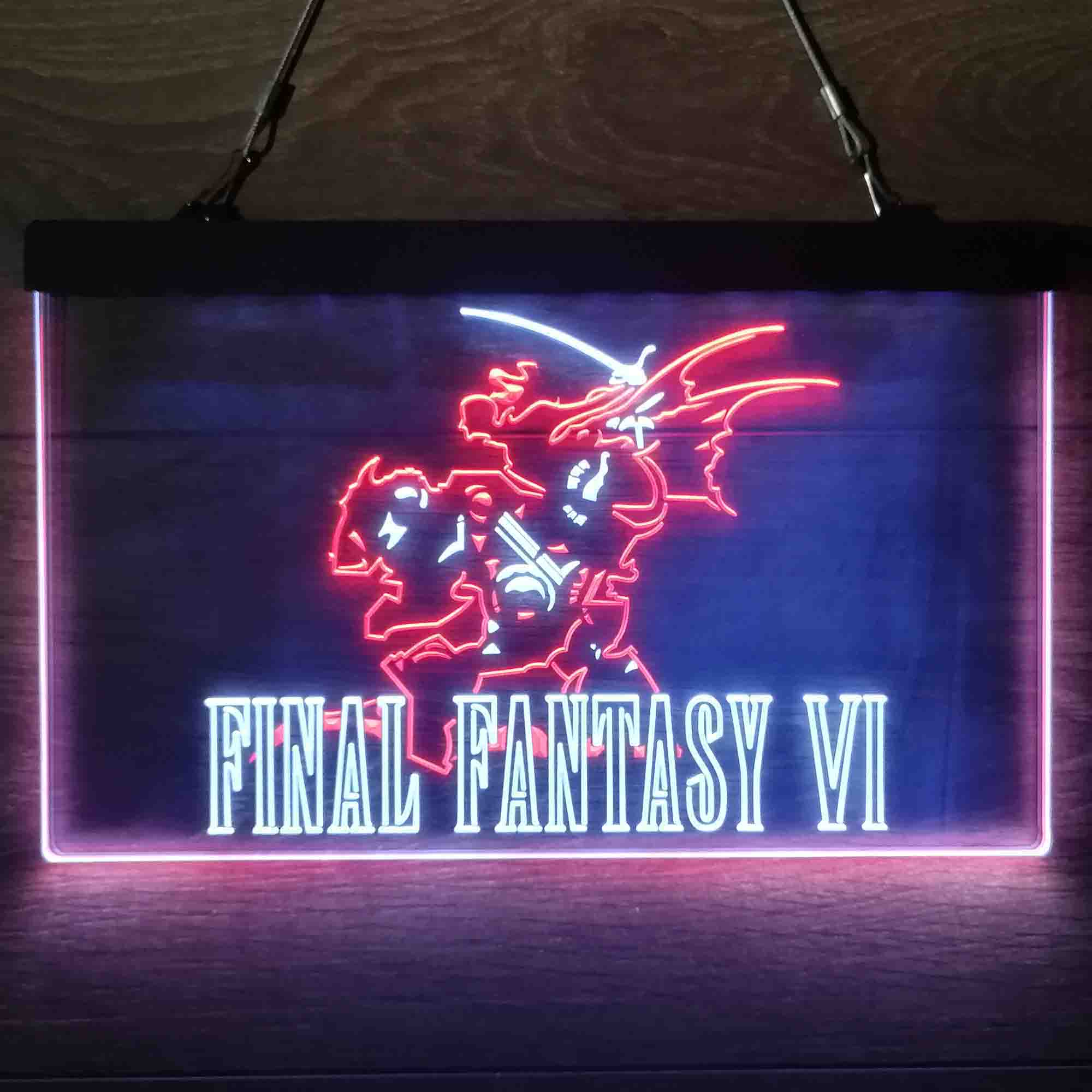 Final Fantasy VI Game Room Neon-Like LED Sign - Image 13