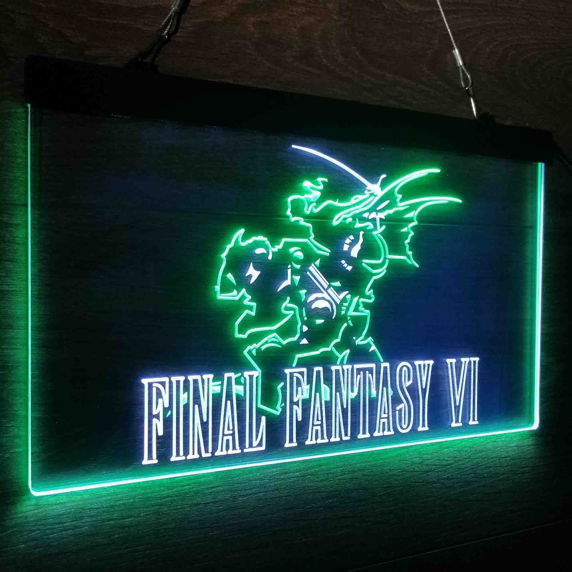 Final Fantasy VI Game Room Neon-Like LED Sign - Image 14