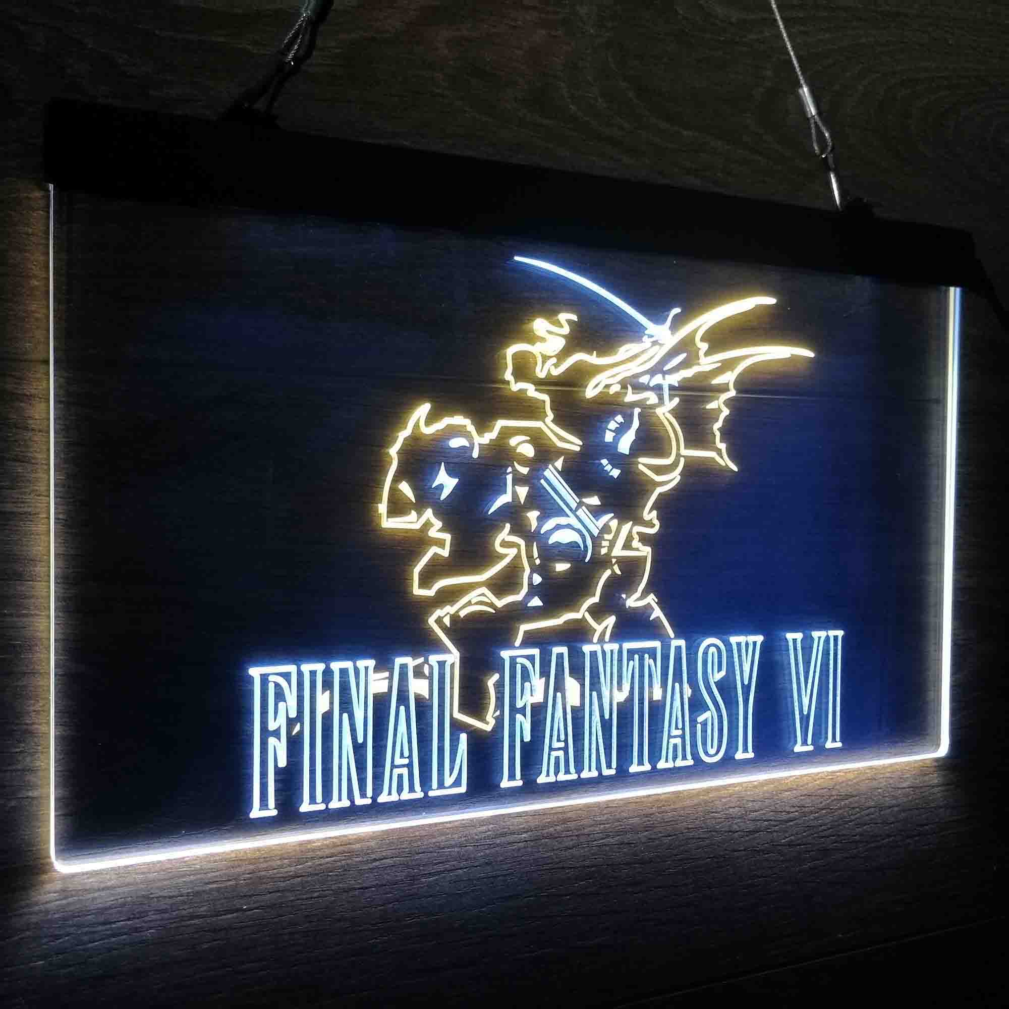 Final Fantasy VI Game Room Neon-Like LED Sign - Image 16