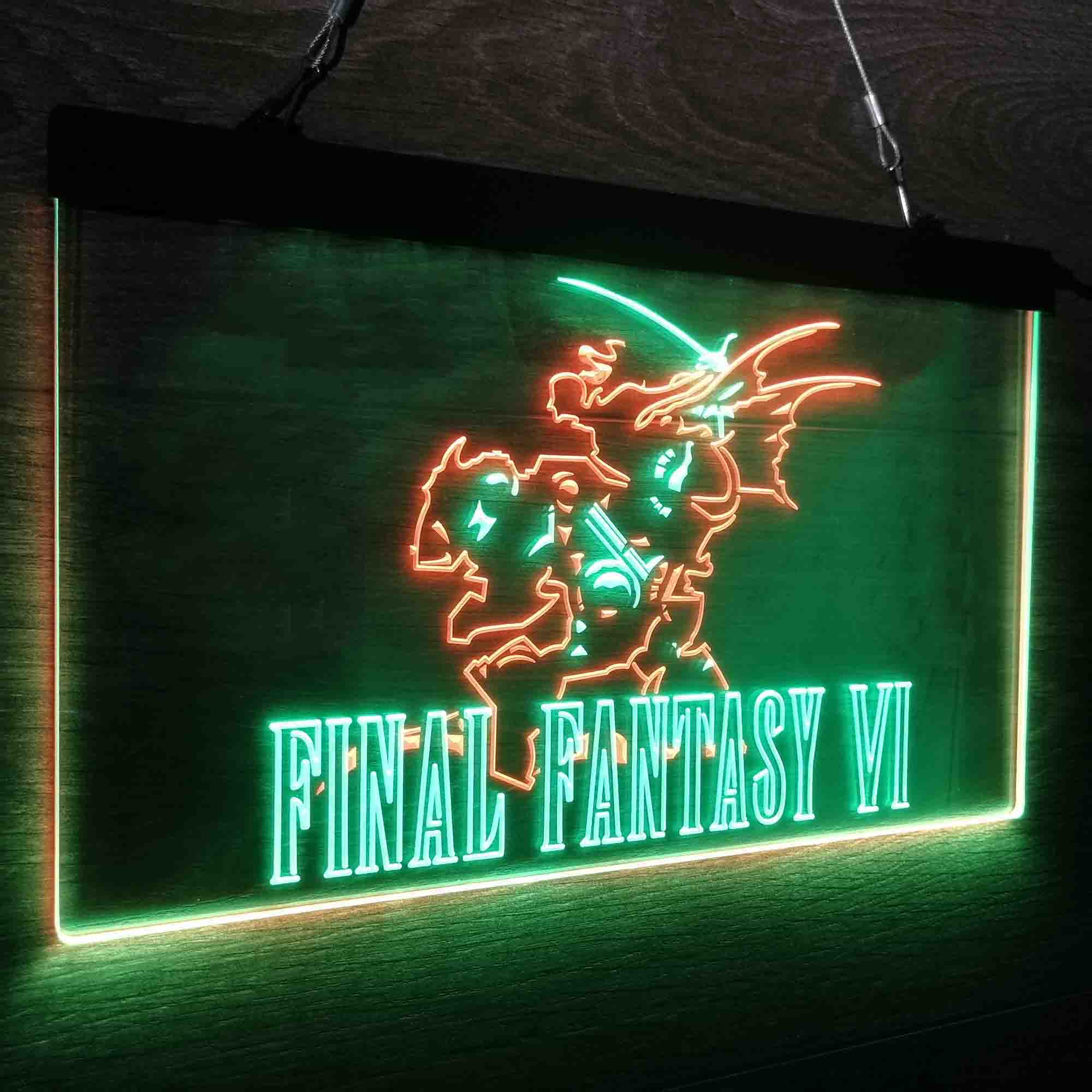 Final Fantasy VI Game Room Neon-Like LED Sign - Image 17