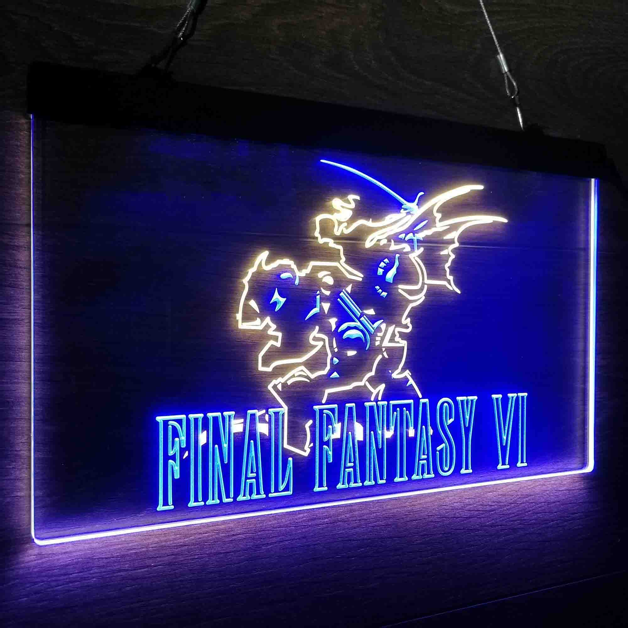 Final Fantasy VI Game Room Neon-Like LED Sign - Image 18