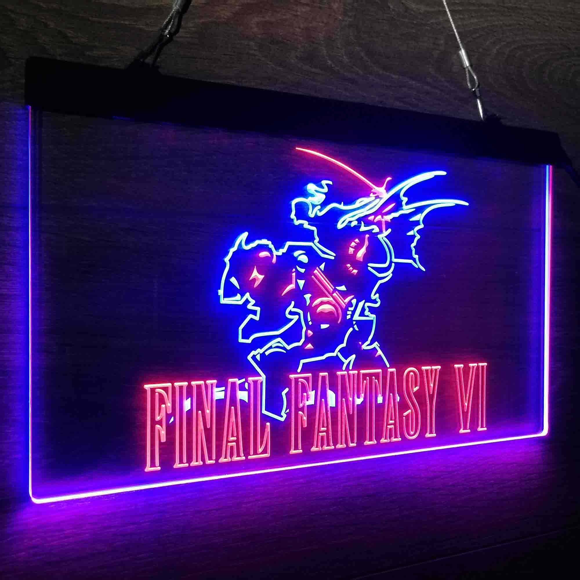 Final Fantasy VI Game Room Neon-Like LED Sign - Image 21