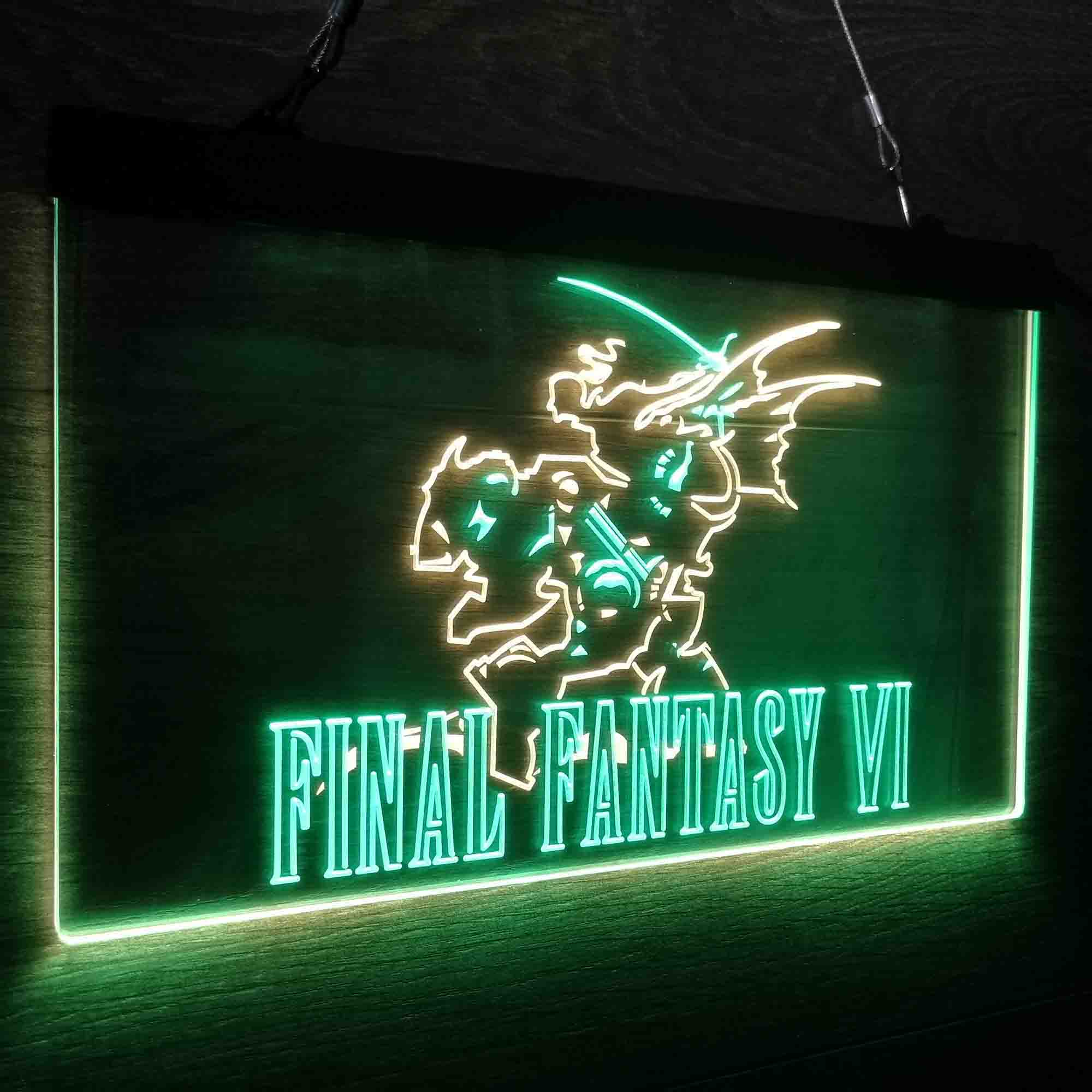 Final Fantasy VI Game Room Neon-Like LED Sign - Image 22